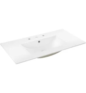 36" single bathroom vanity base only without sink top