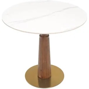Base of Sintered Stone Round Dining Table Bistro Table Breakfast Nook Table