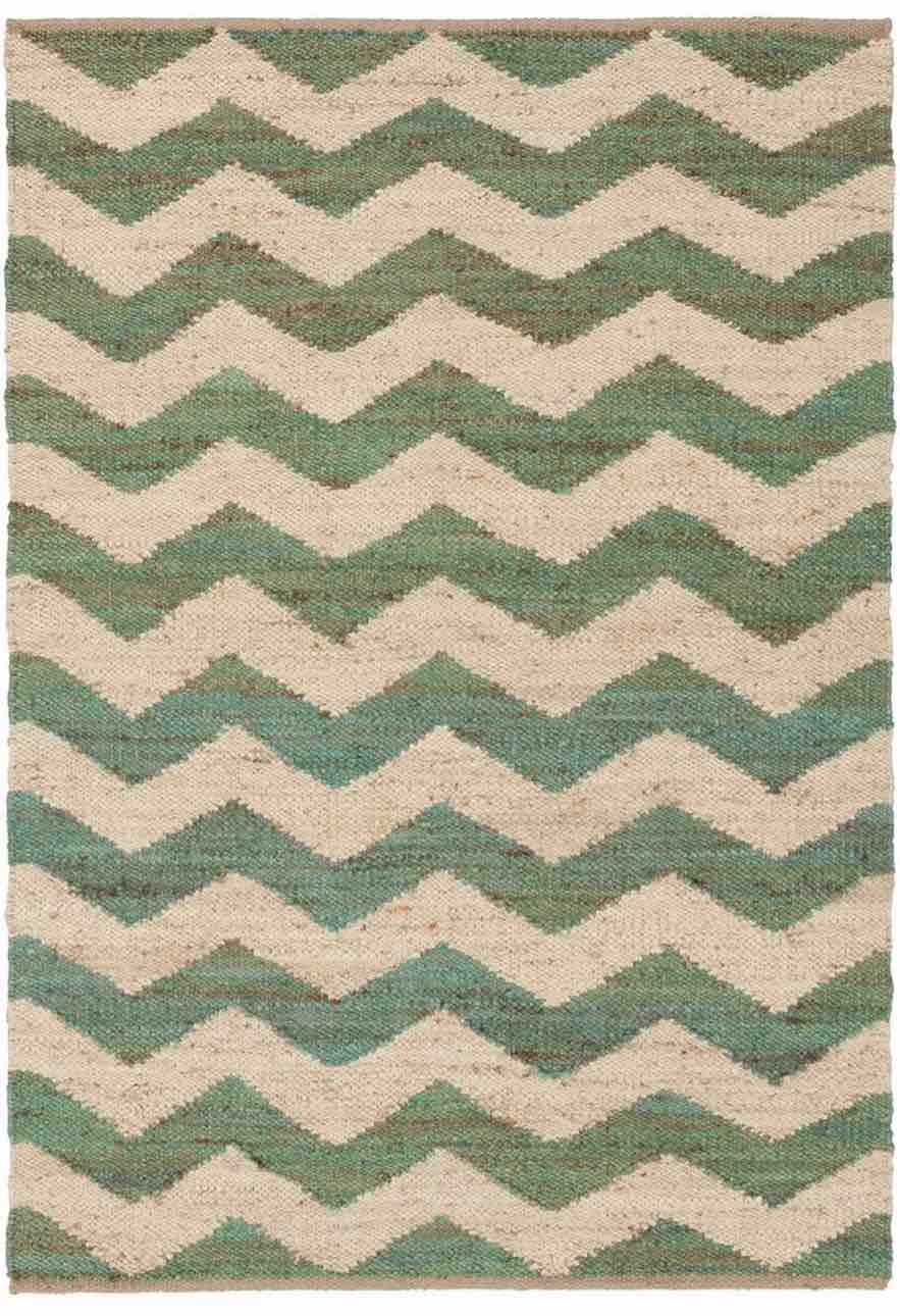Mark&Day Jute Rug Zwarteweg Global Teal Area Rug, Yellow Blue Carpet for Living Room, Bedroom or Kitchen (5x8)