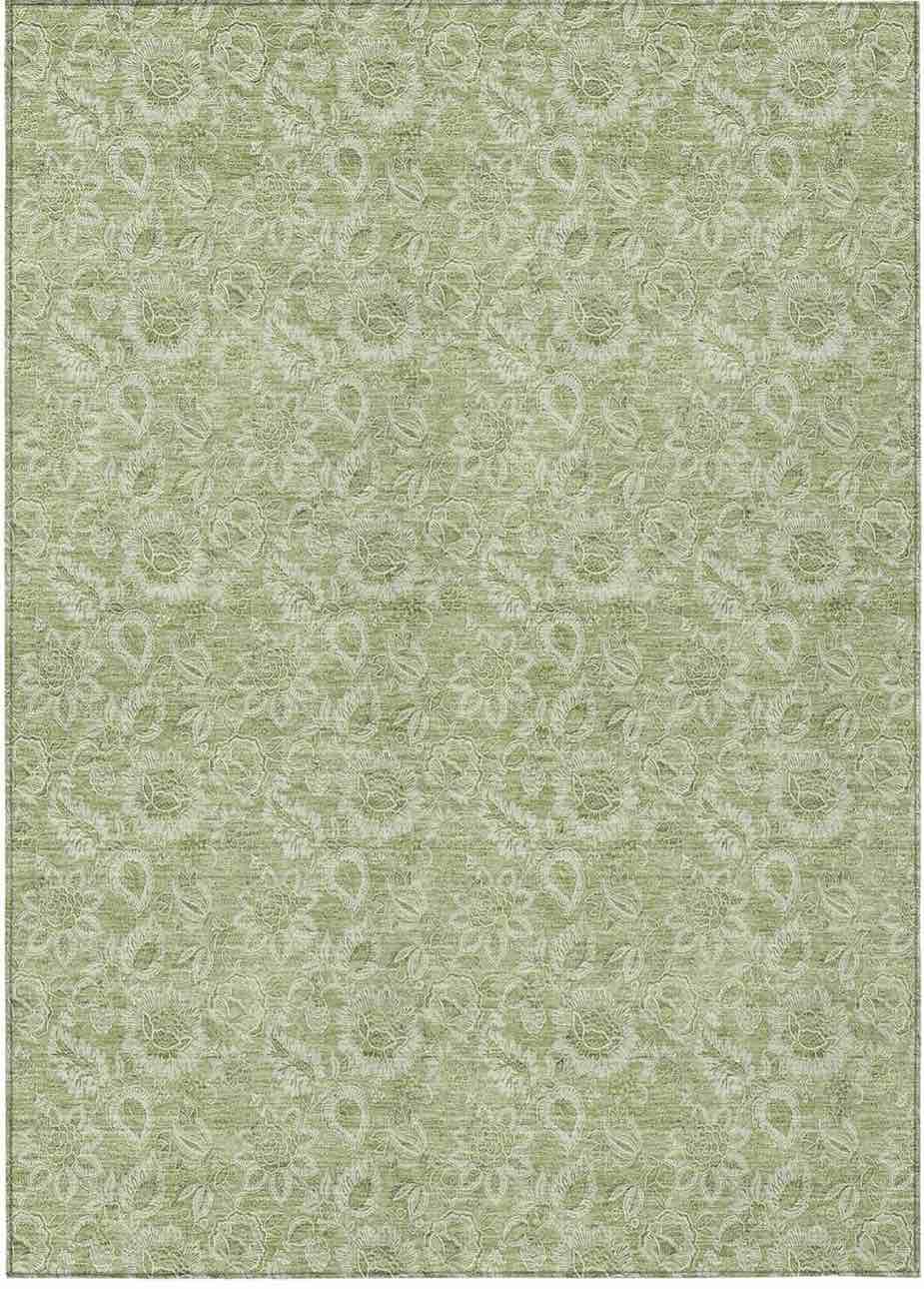 Addison Rugs Chantille ACN662 Aloe 5' x 7'6" Indoor Outdoor Area Rug, Easy Clean, Machine Washable, Non Shedding, Bedroom, Entry, Living Room, Dining Room, Kitchen, Patio Rug