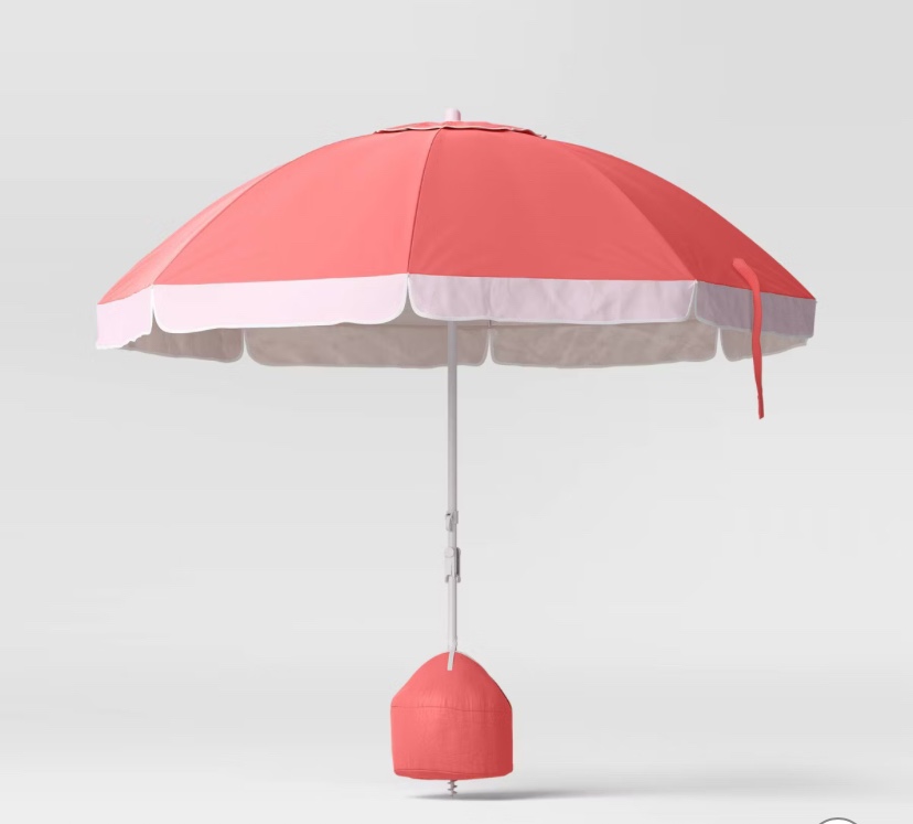 8.5' Outdoor Patio Beach Umbrella - Sun Squad™