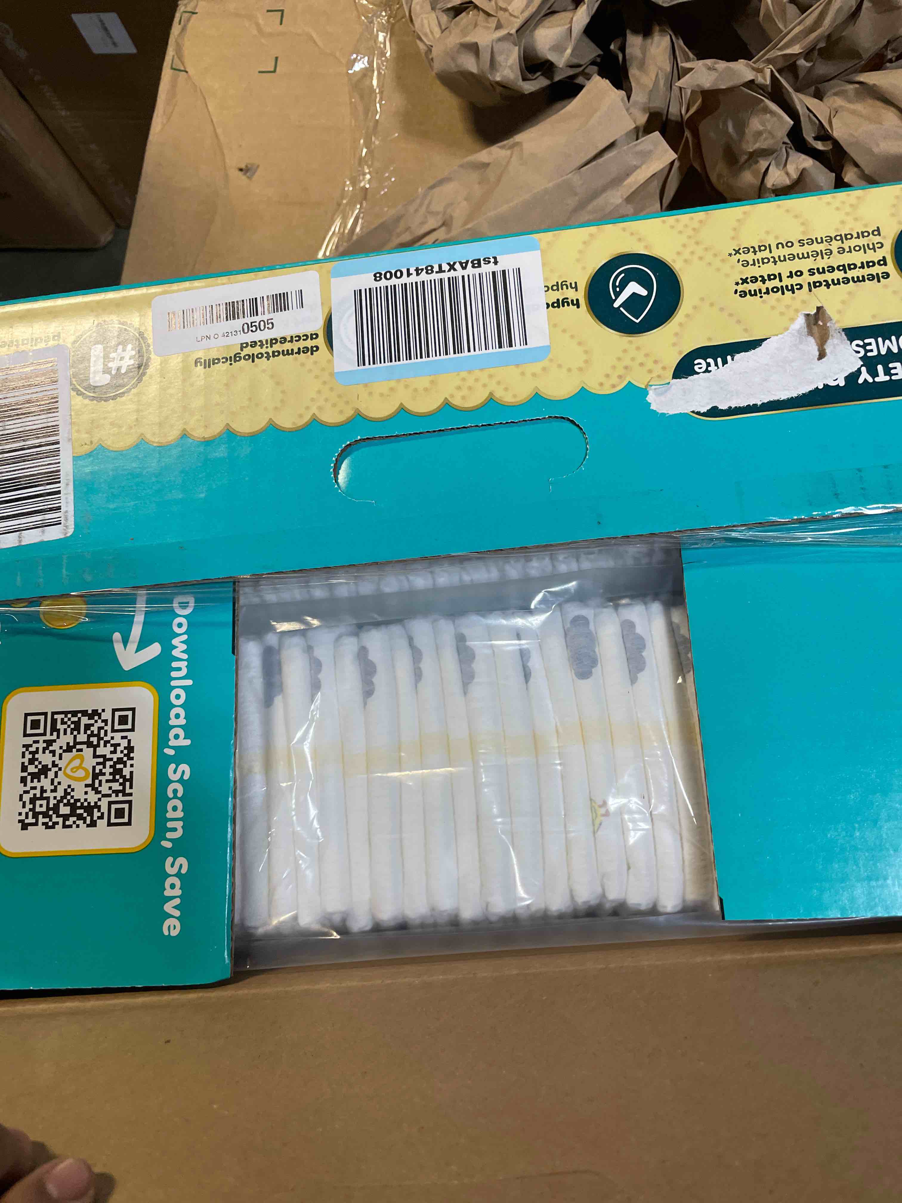Condition photo showing New/Like New for Pampers Swaddlers Diapers, Size 3 (13-26 lbs), 78 Count, Absorbent, Keeps Baby Dry and Comfortable, Skin Safe Disposable Baby Diaper (Packaging May Vary) Size 3 78
