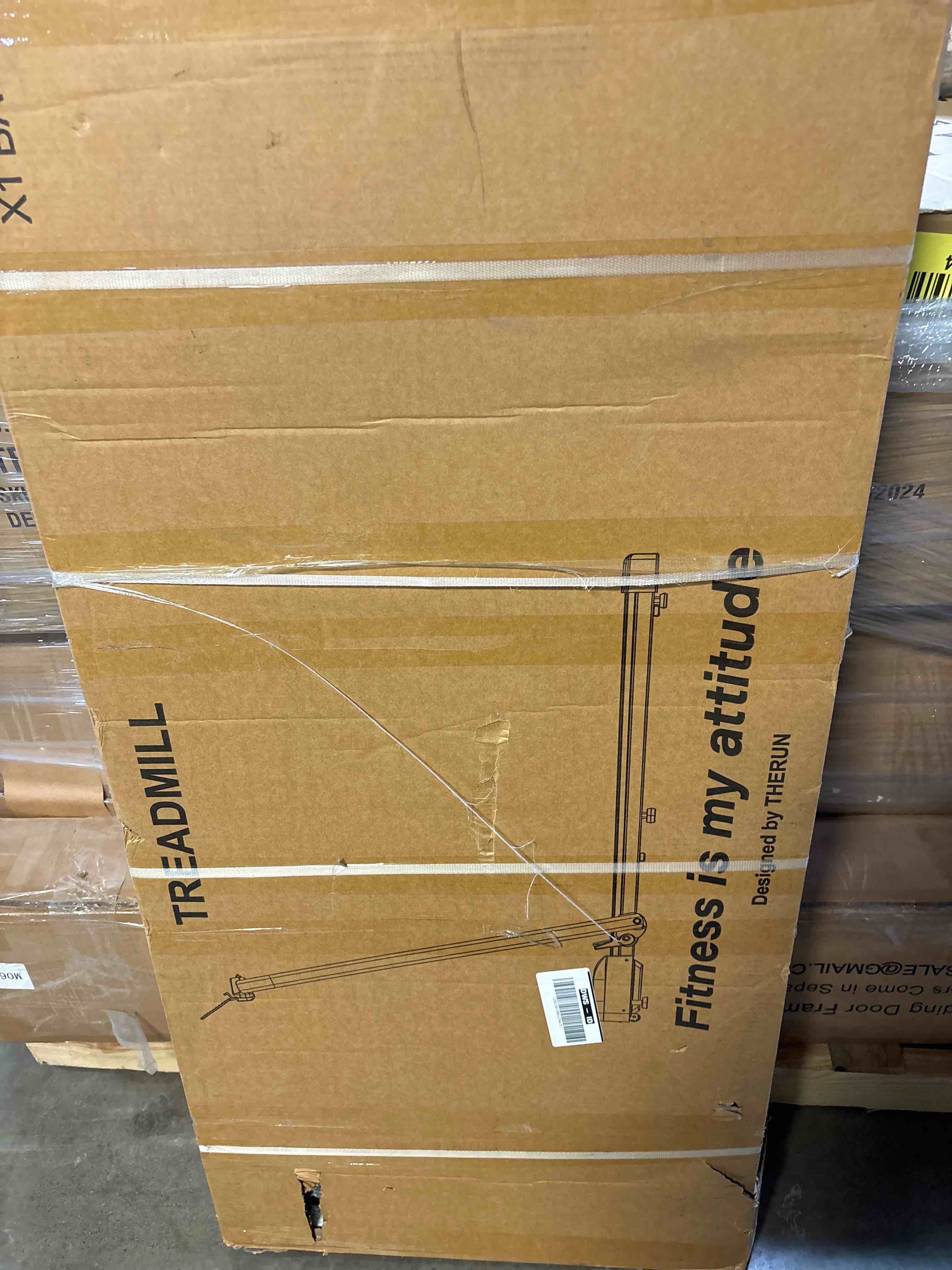 Condition photo showing Good Condition for THERUN Walking Pad, 2 in 1 Foldable Treadmills for Home, 2.5HP Under Desk with Handle Bar, 16" Widened Running Belt, with Remote Control