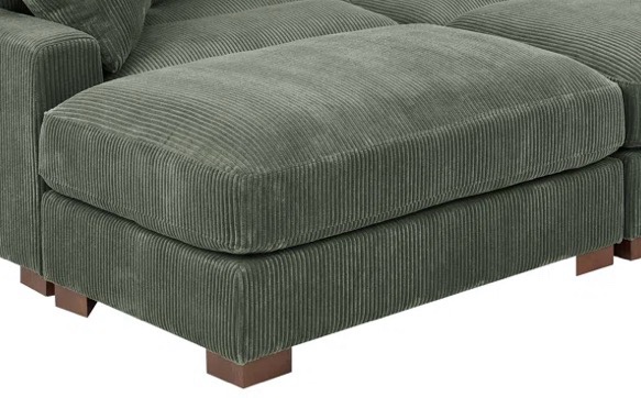 Zaheer Corduroy Ottoman