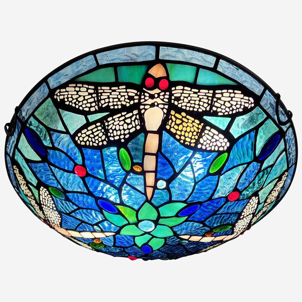 Tiffany Glass Flush Mount