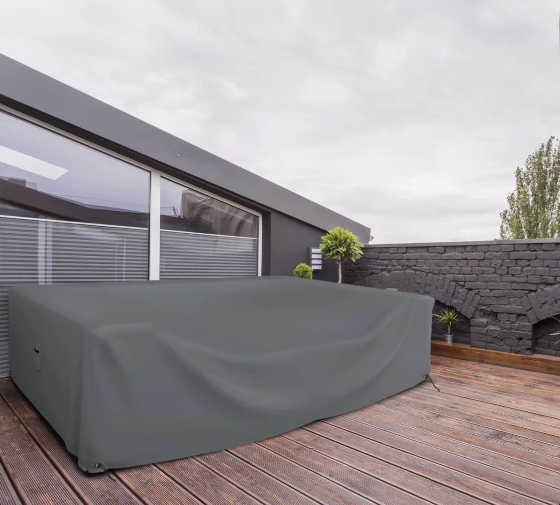 Covers & all Outdoor Sectional Sofa Set Cover, 1000D PVC-Coated Heavy Duty Waterproof Patio Couch Cover, UV and Tear-Resistant Outdoor Furniture Cover with Air Vents & Drawstrings