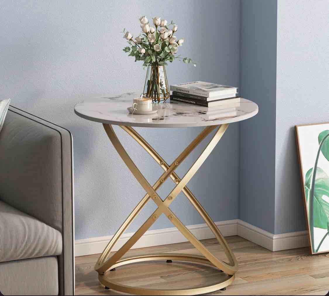 Rochdale Round End Table with Modern Style