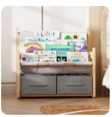 solid wood kids bookshelf 
