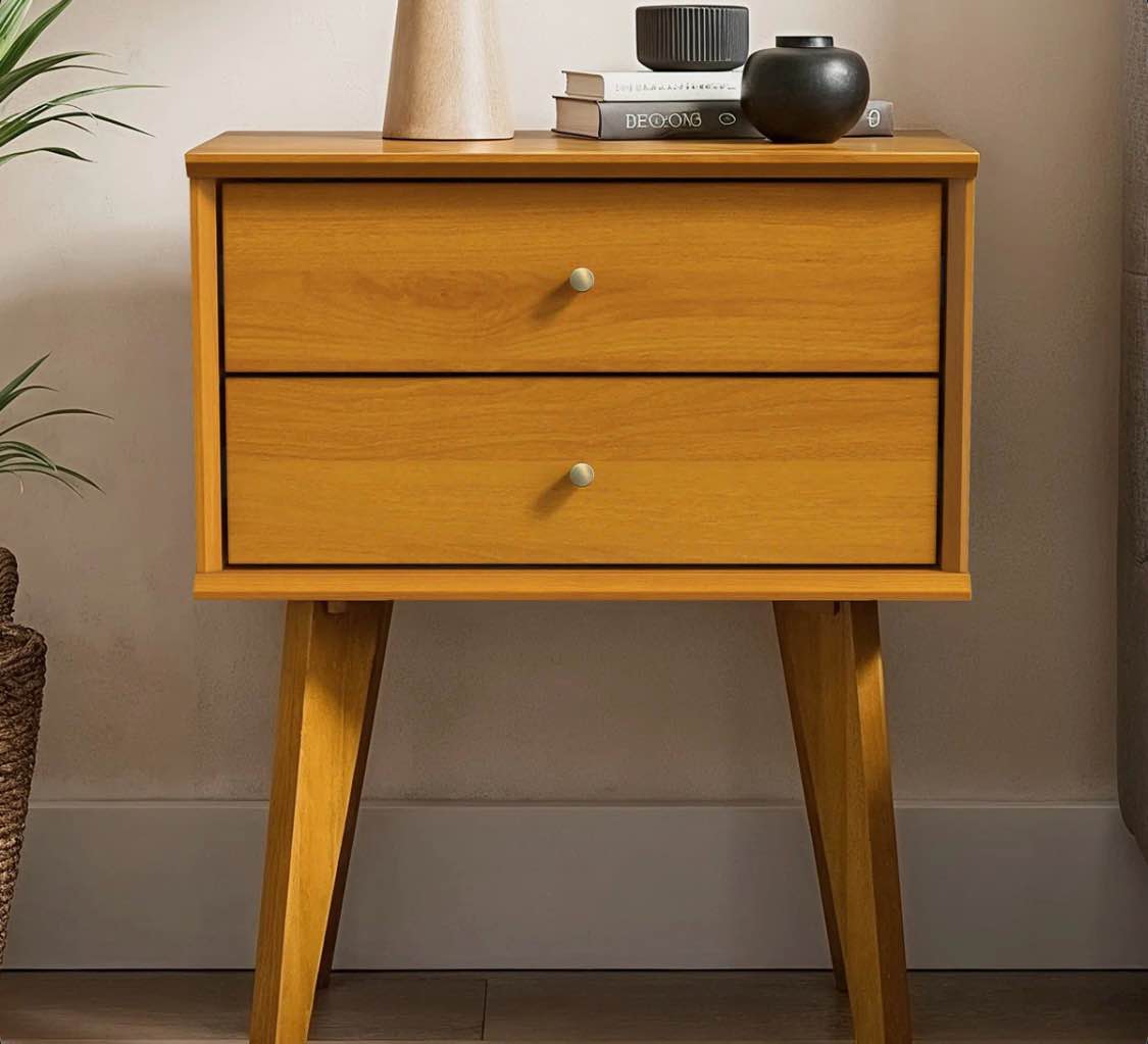 branquinha 2 drawer nightstand