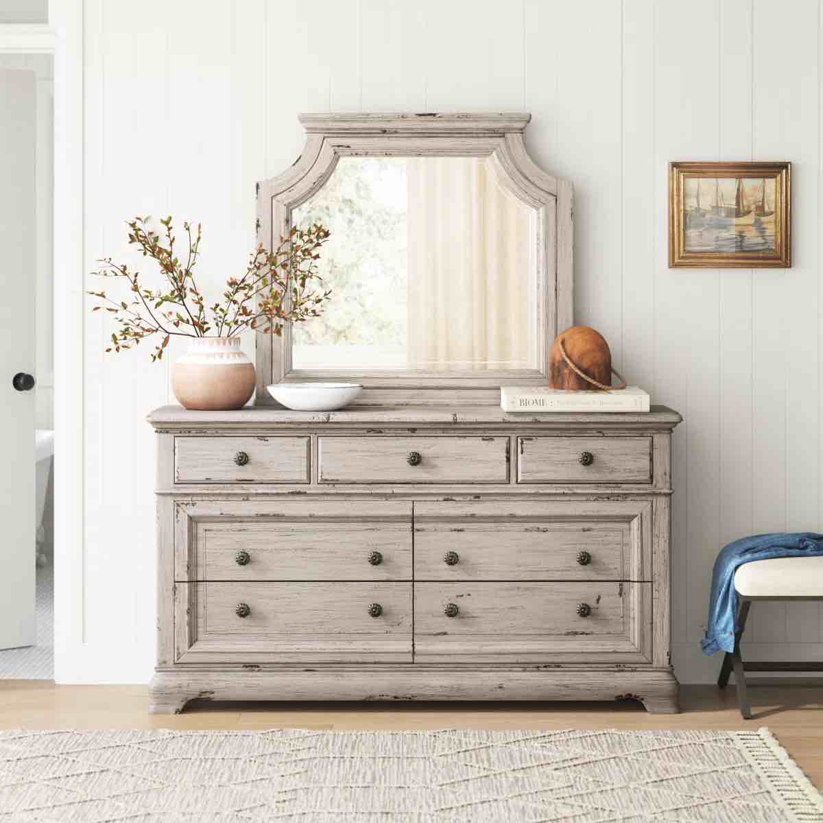 Tallia 66'' W 7 - Drawer Dresser, Mirror Not Included