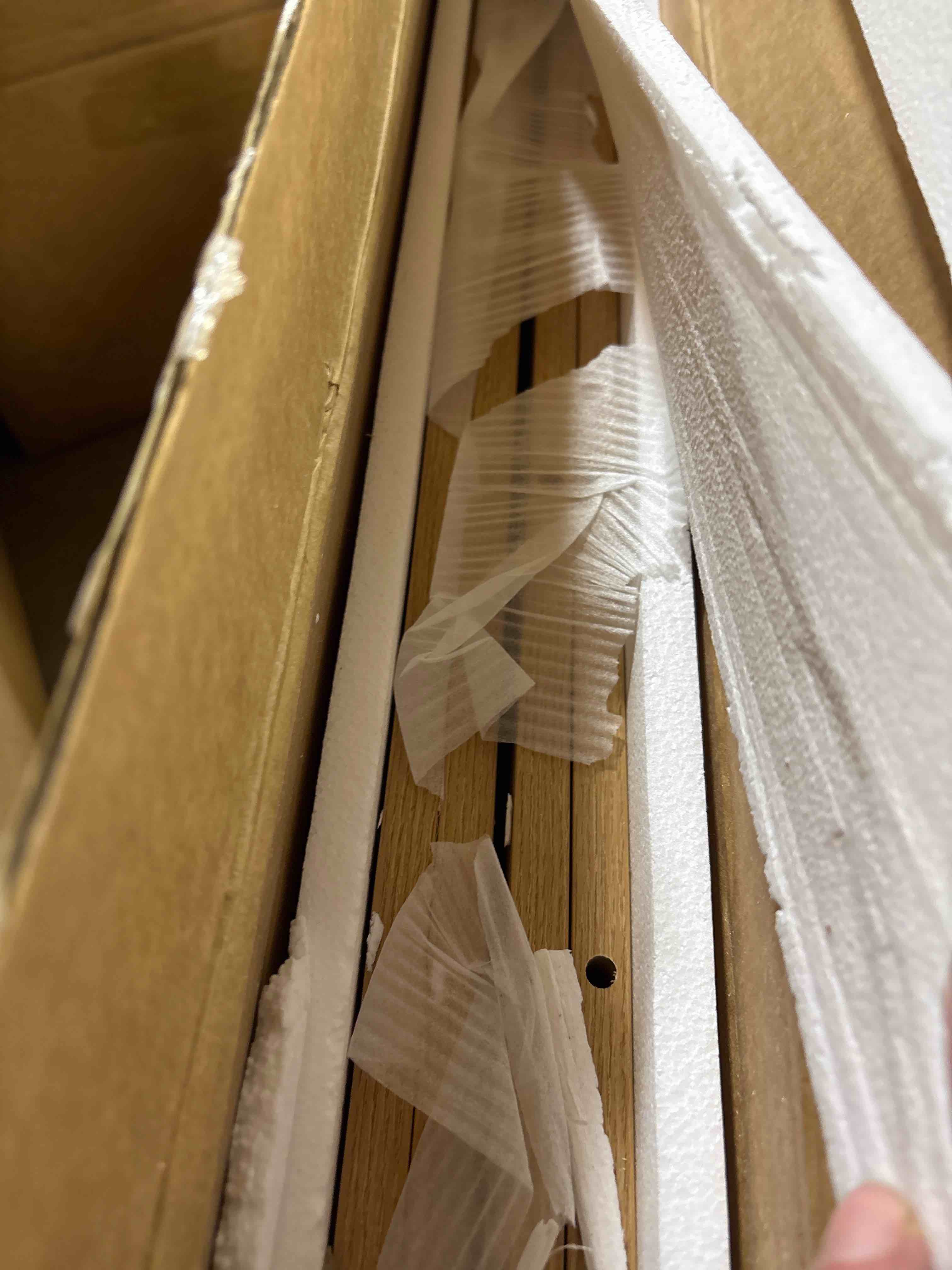 Condition photo showing Good Condition for Rhu Extendable Pine Dining Table By Ebern Designs