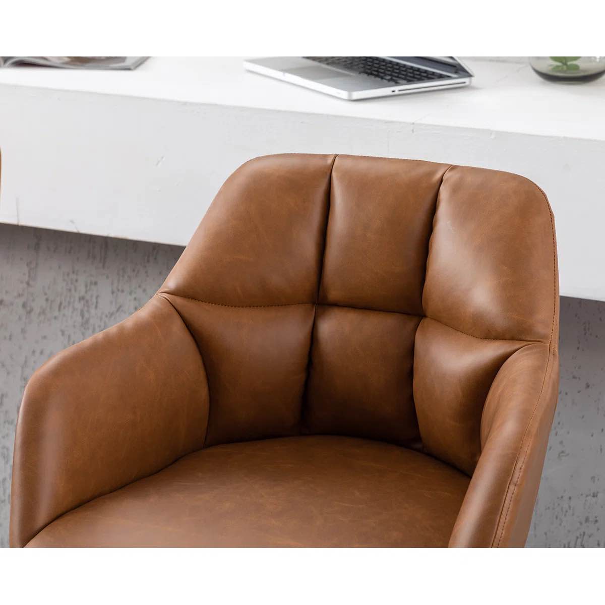 Condition photo showing Good Condition for Irelyn PU Upholstered 30'' Bar Stool (Set of 2) By George Oliver