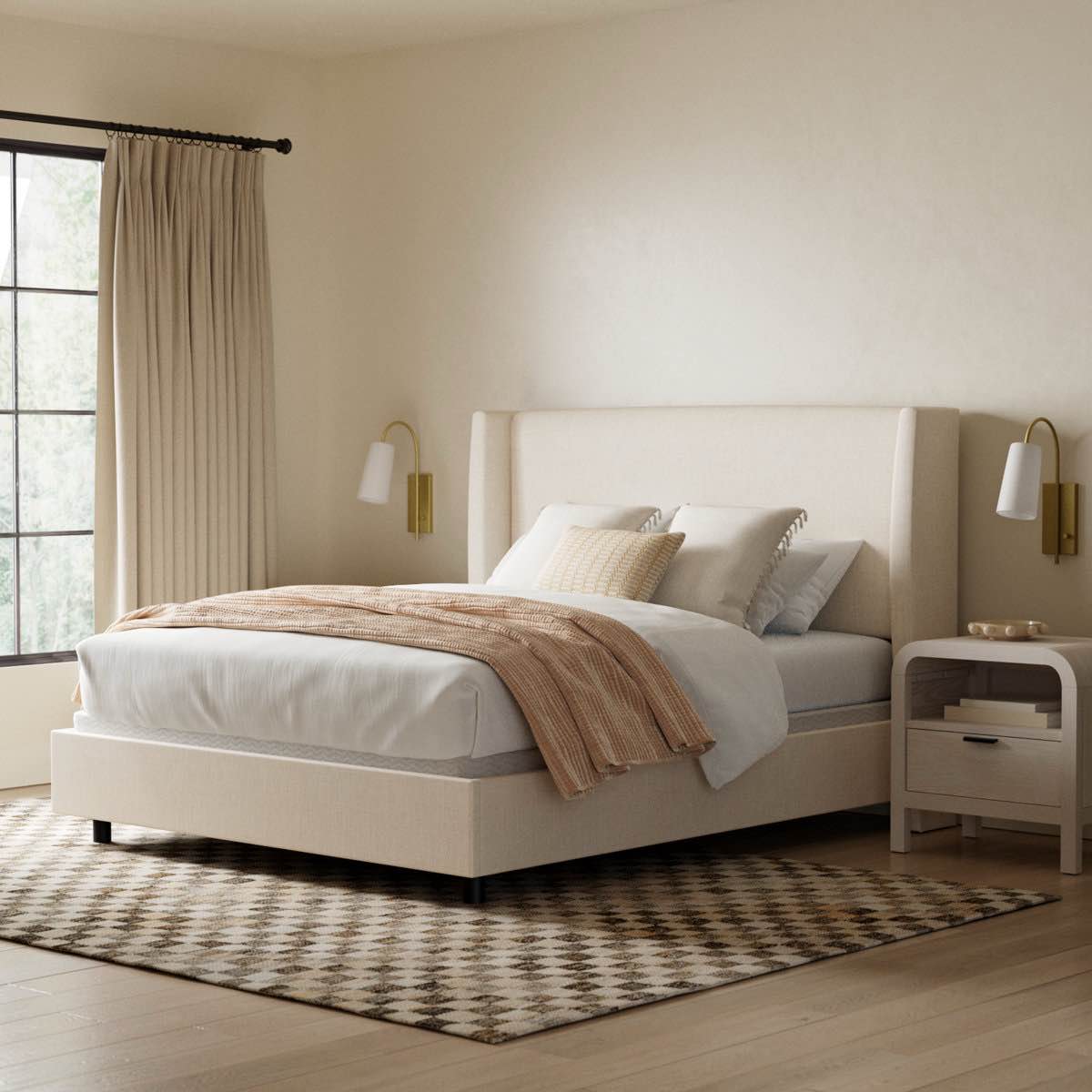 tilly upholstered bed