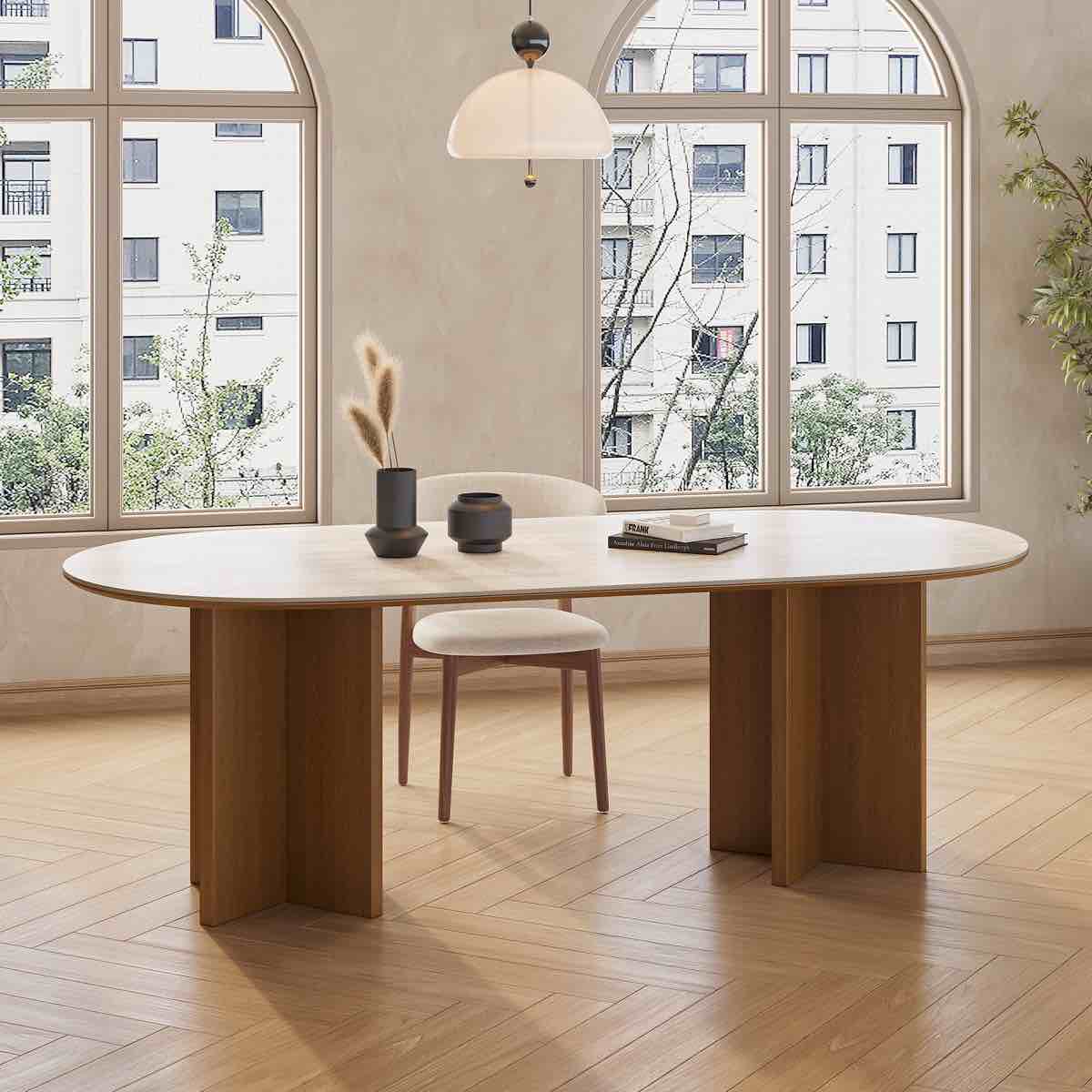 Condition photo showing Good Condition for Solid Wood Legs for Diningroom By Latitude Run®