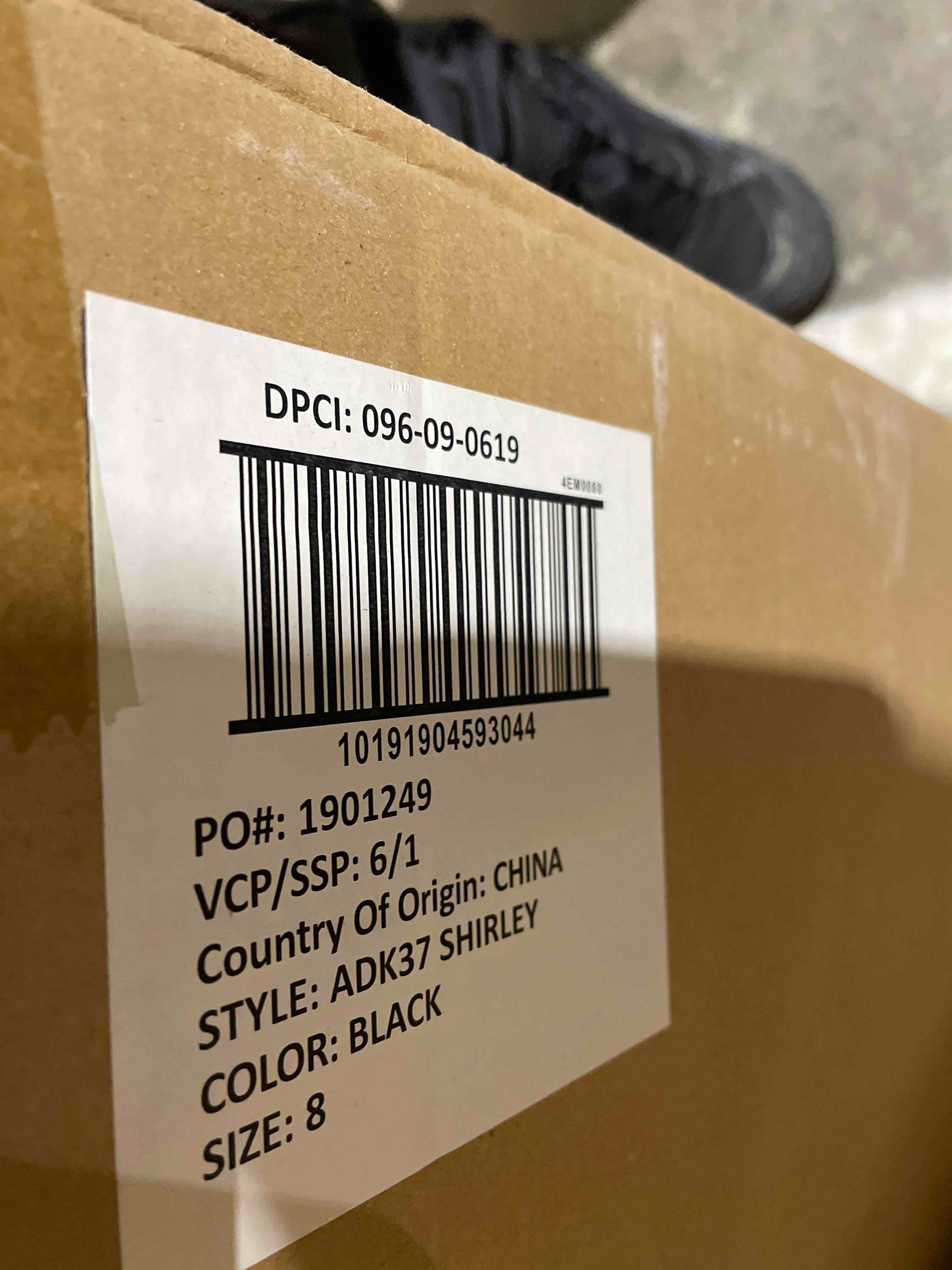 Condition photo showing New/Like New for women's shirley rain boots - universal thread black 8