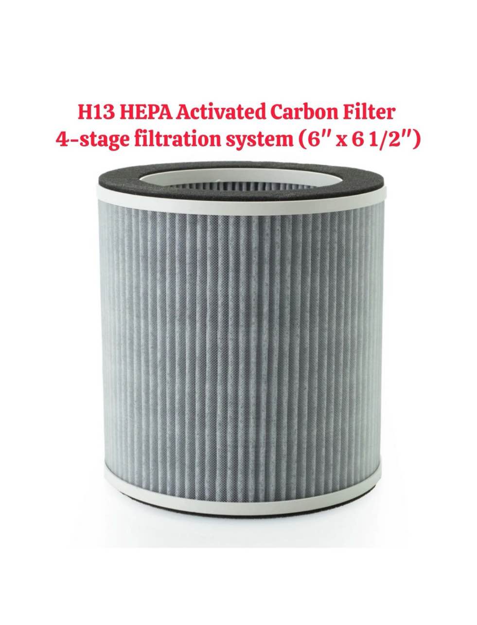 medic therapeutics h13 hepa activated carbon filter 4-stage filtration system