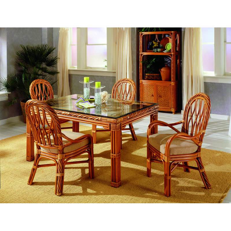Galindo 4 - Person Four Leg Dining Set(Table top only round)