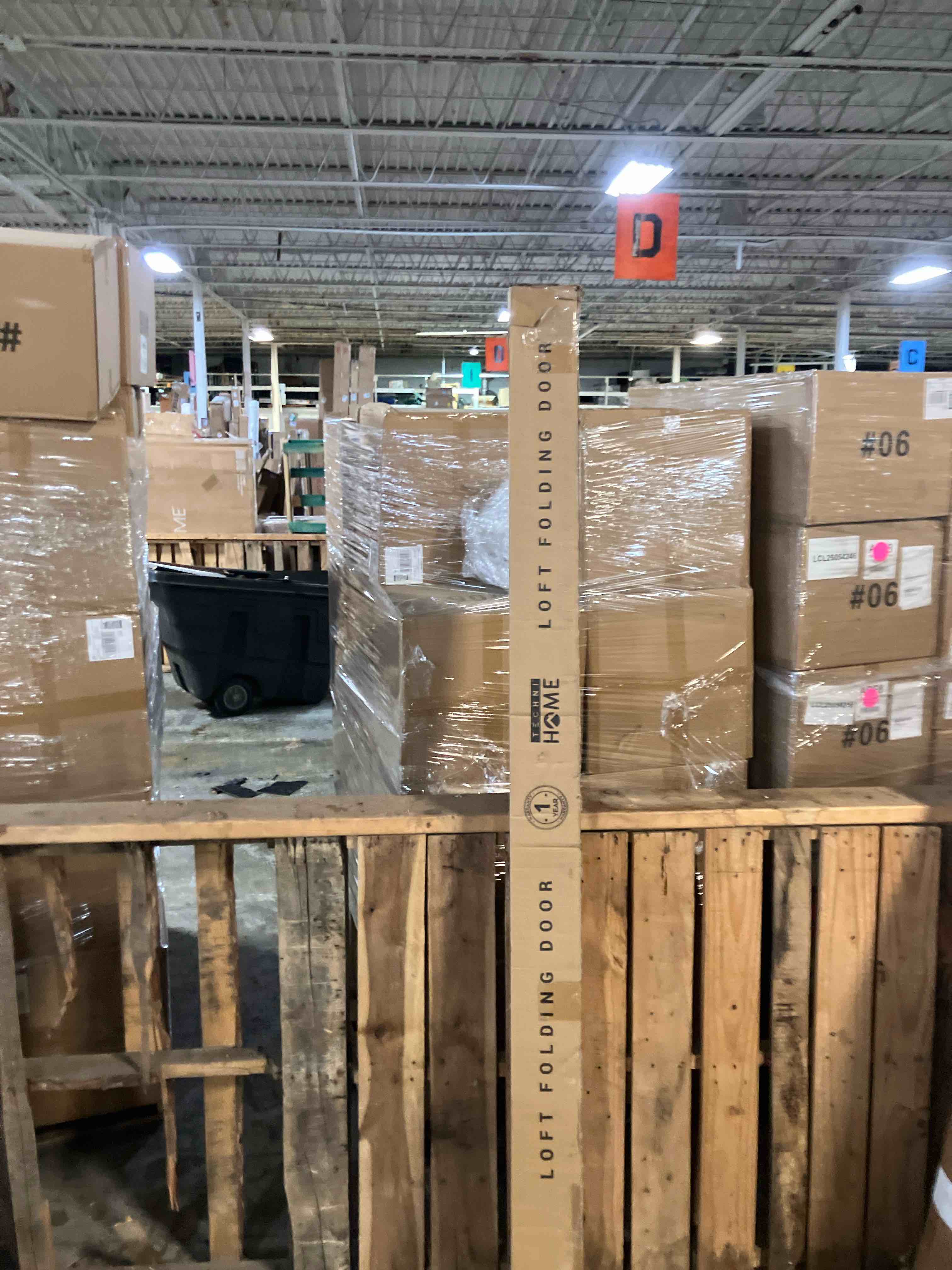 Condition photo showing New/Like New for 48" w premium foldable accordion doors, double walled heavy duty folding doors for interior, privacy room divider, white oak white oak 48