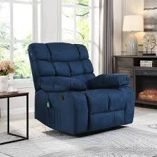 Neoma Recliner navy blue 