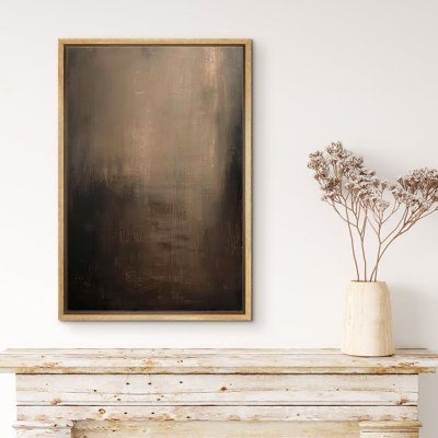 minimal landscape" moody abstract textured dark brown shades" a