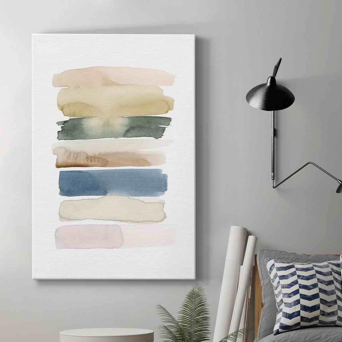 Faint Swatches II " Painting Print