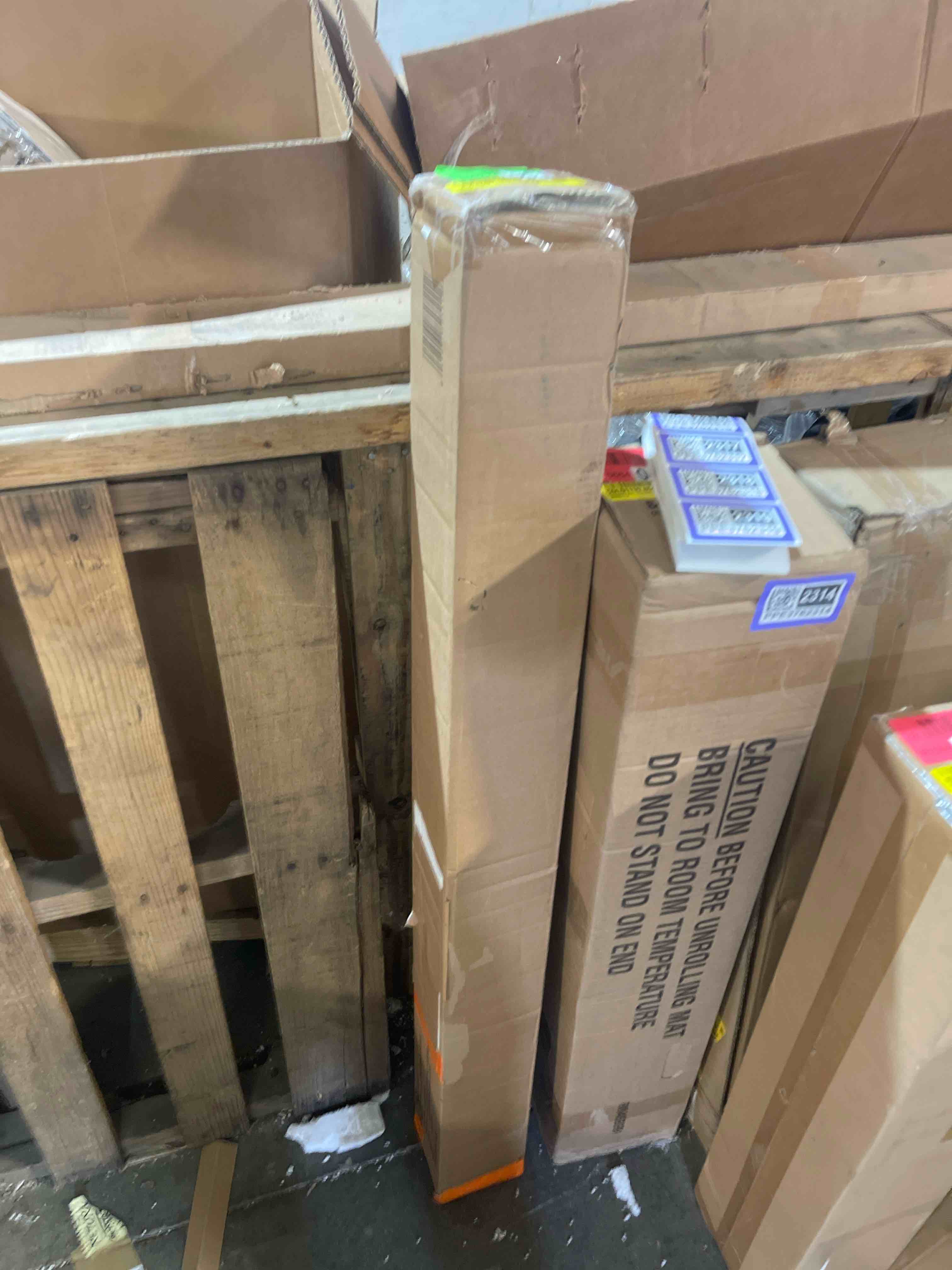 Condition photo showing New/Like New for arlo blinds thermal room darkening fabric roman shades, color: white, size: 24" w x 60" h, cordless lift window blinds
