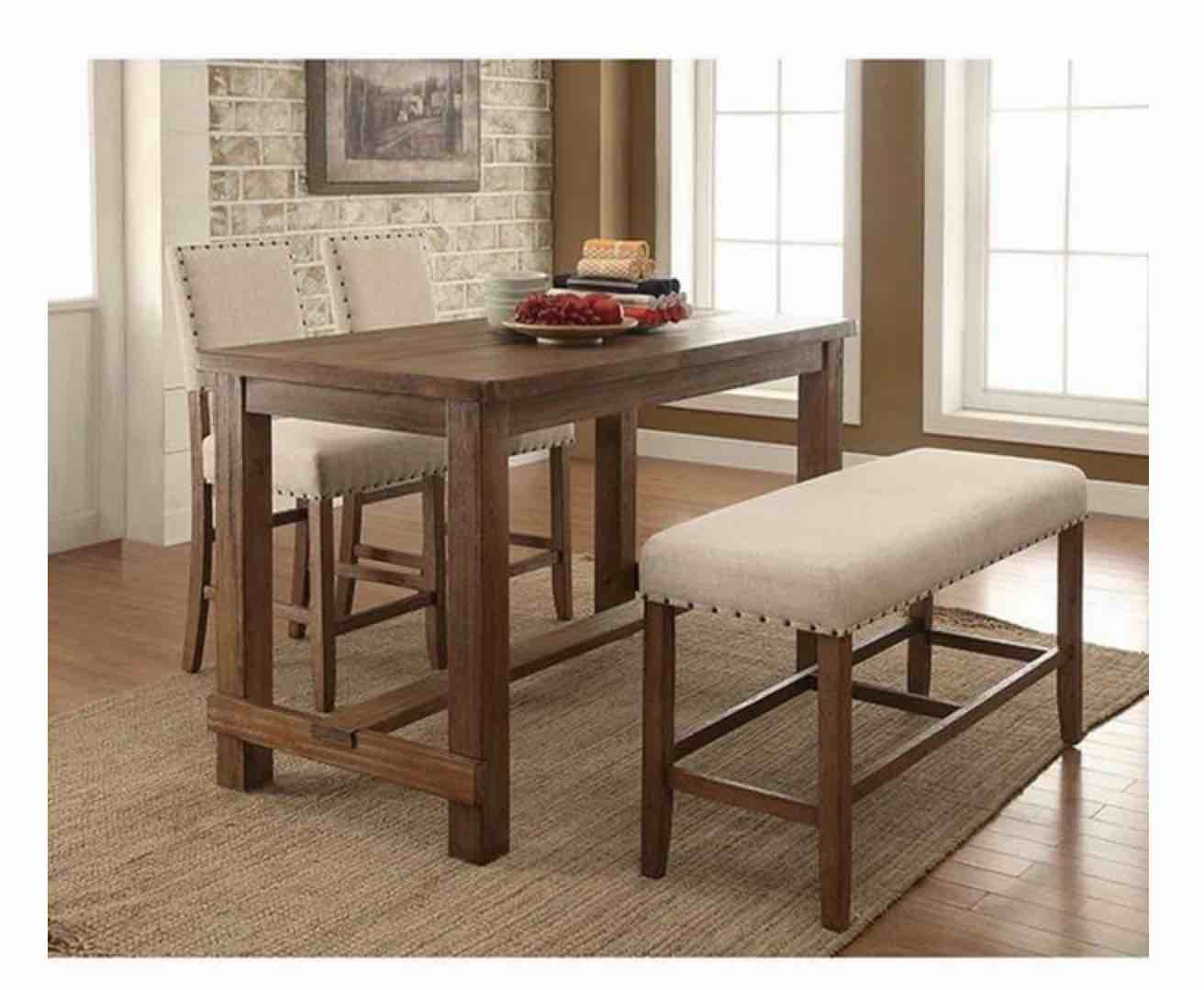 Furniture of America Sania Counter Height Dining Chair CM3324PC-2PK