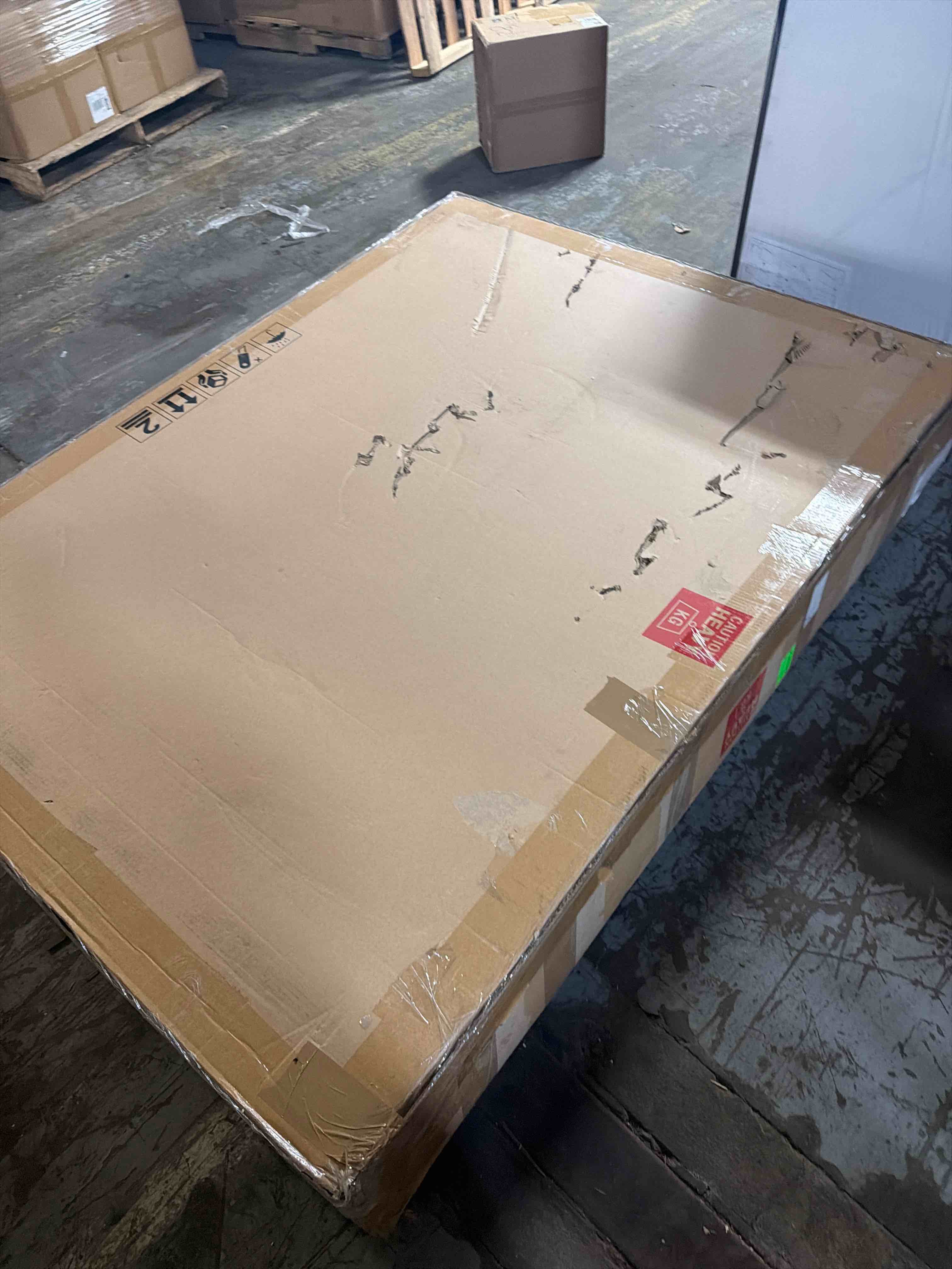 Condition photo showing As Is for nancy toulouse jad headboard feeth