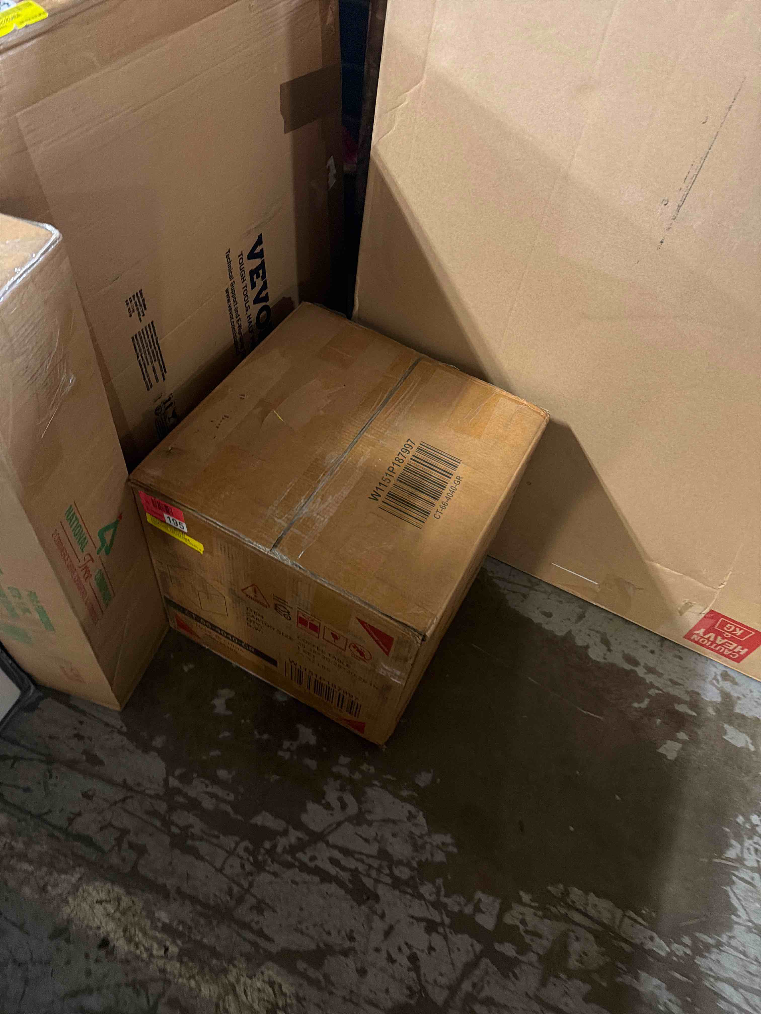 Condition photo showing New/Like New for elevate your livingspace with this modern coffee table, which showcases textured patterns. it is characterized by stylish design.suitable for living room,bedroom, recreation area,office (black + mdf)