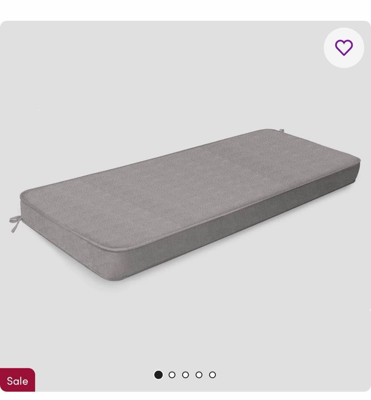 premium 3" bench seat cushion bay window cushion customizable fo