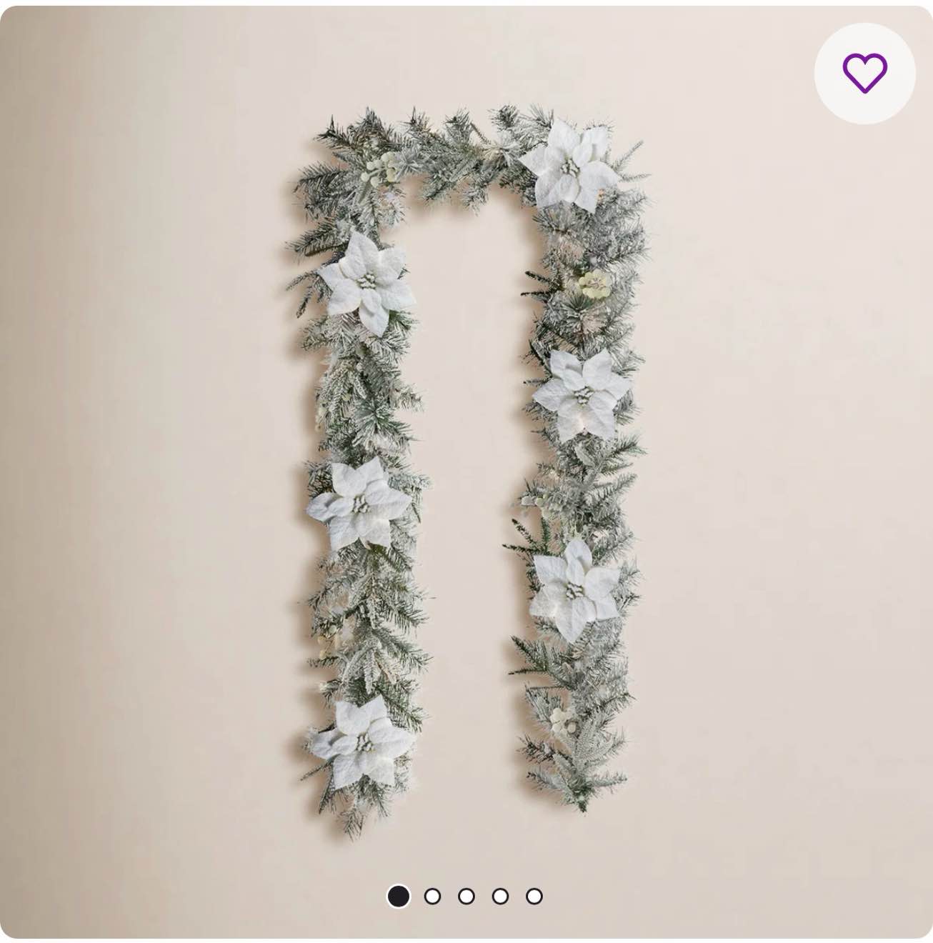 Ernberg 9' Greenery Pre-Lit Faux Christmas Garland  