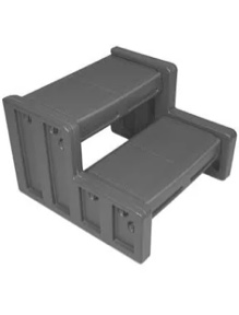 Vinyl Works 22 Inch Junior Resin Multi Purpose Home Spa and Hot Tub Steps(Similar steps)