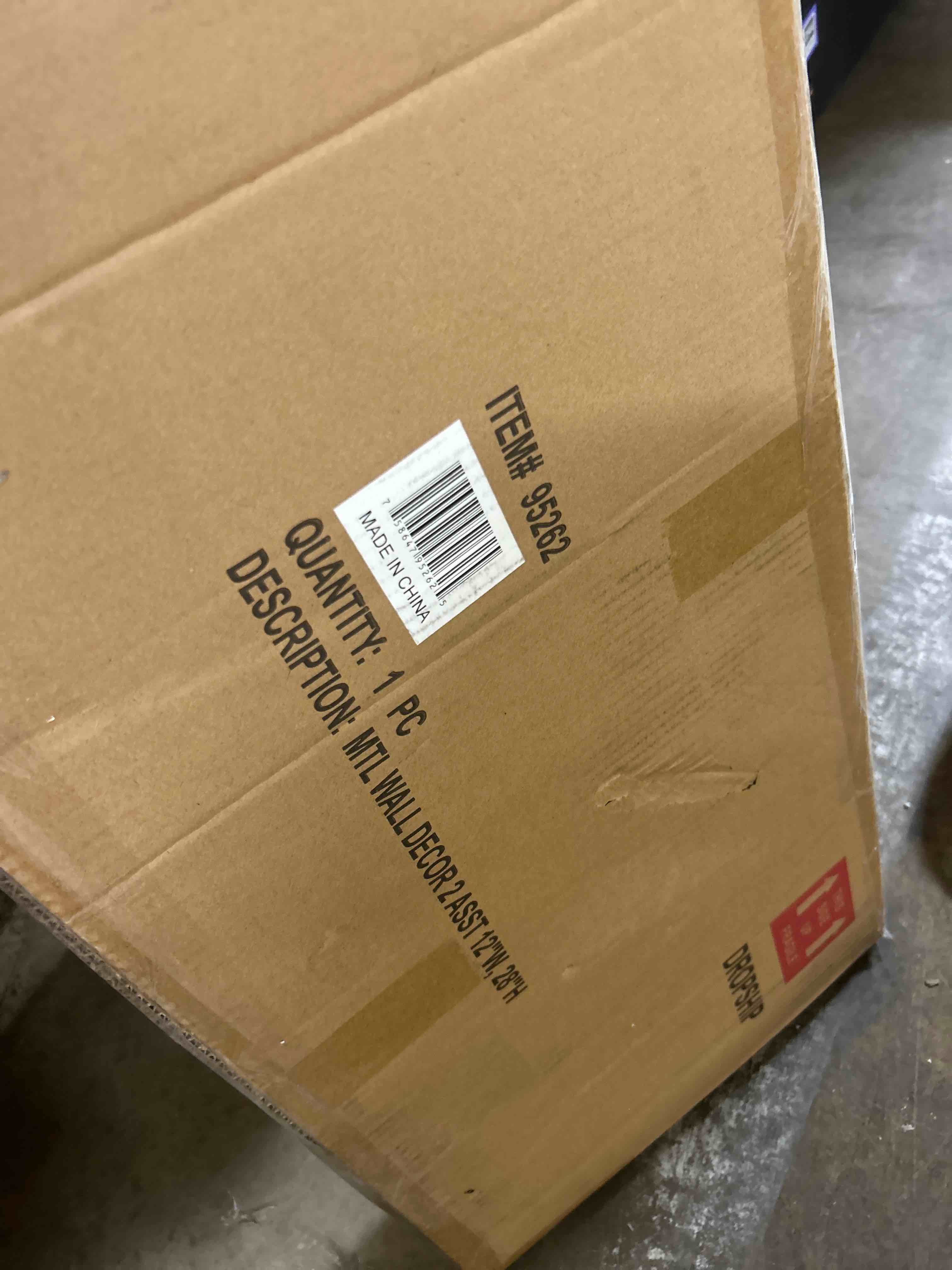 Condition photo showing New/Like New for deco 79 metal floral home wall decor wall sculpture with black frames and butterfly accents, set of 2 wall art 12"w, 28"h, teal