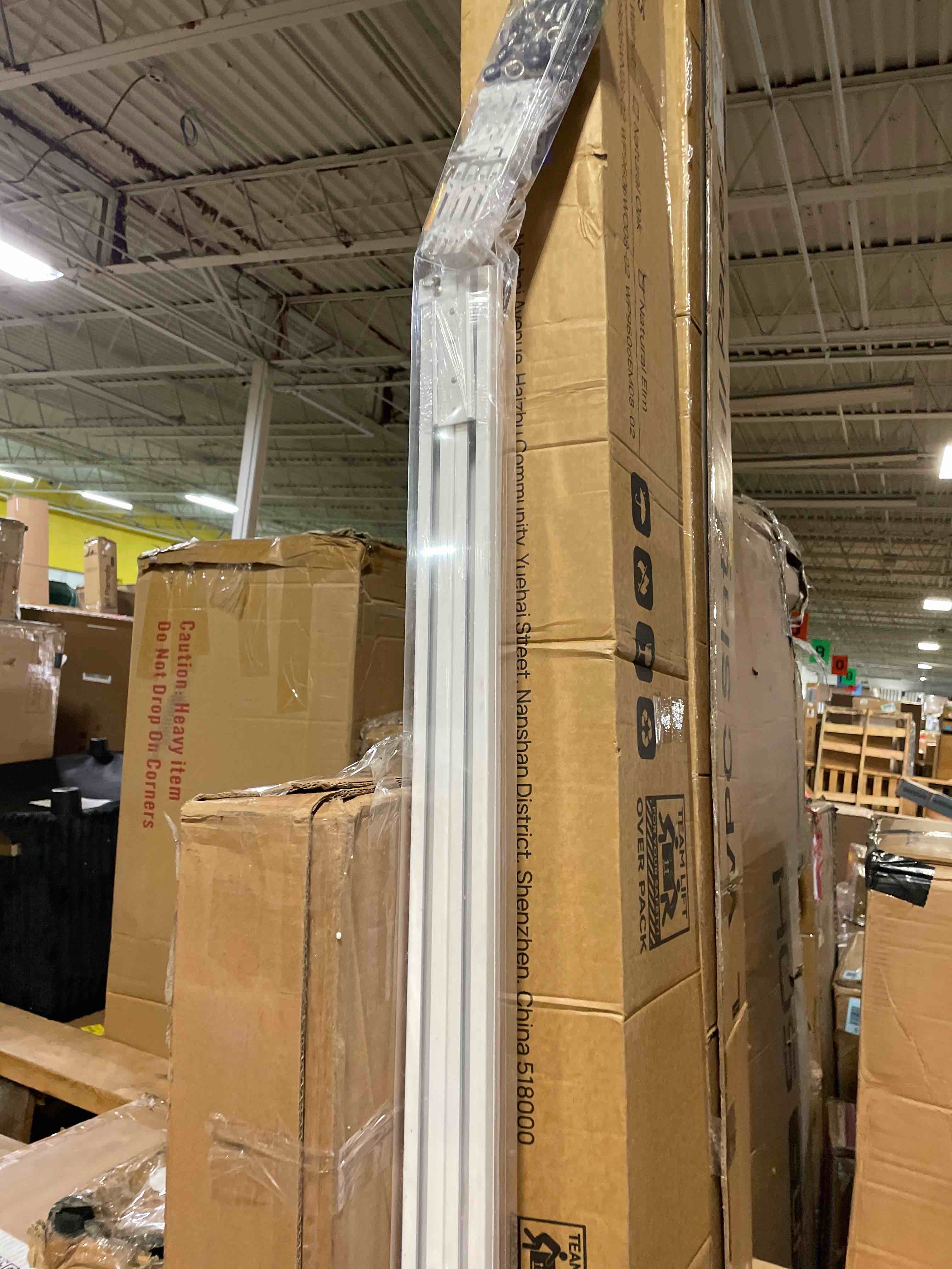Condition photo showing New/Like New for aluminum alloy silent curtain tracks ceiling or wall mounted curtain rail drapes rail room dividers sliding curtain rail (white, 4m)