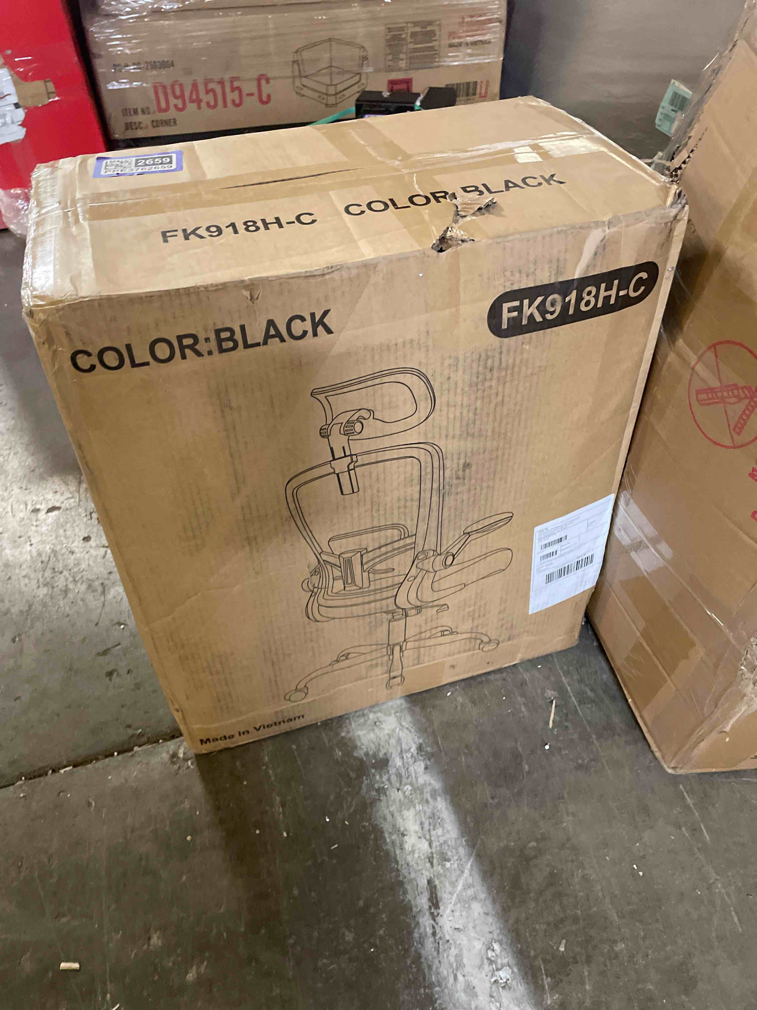 Condition photo showing New/Like New for marsail ergonomic office chair: office desk chair with high back mesh and adjustable lumbar support rolling work swivel task chairs with wheel 3d armrests and headrest