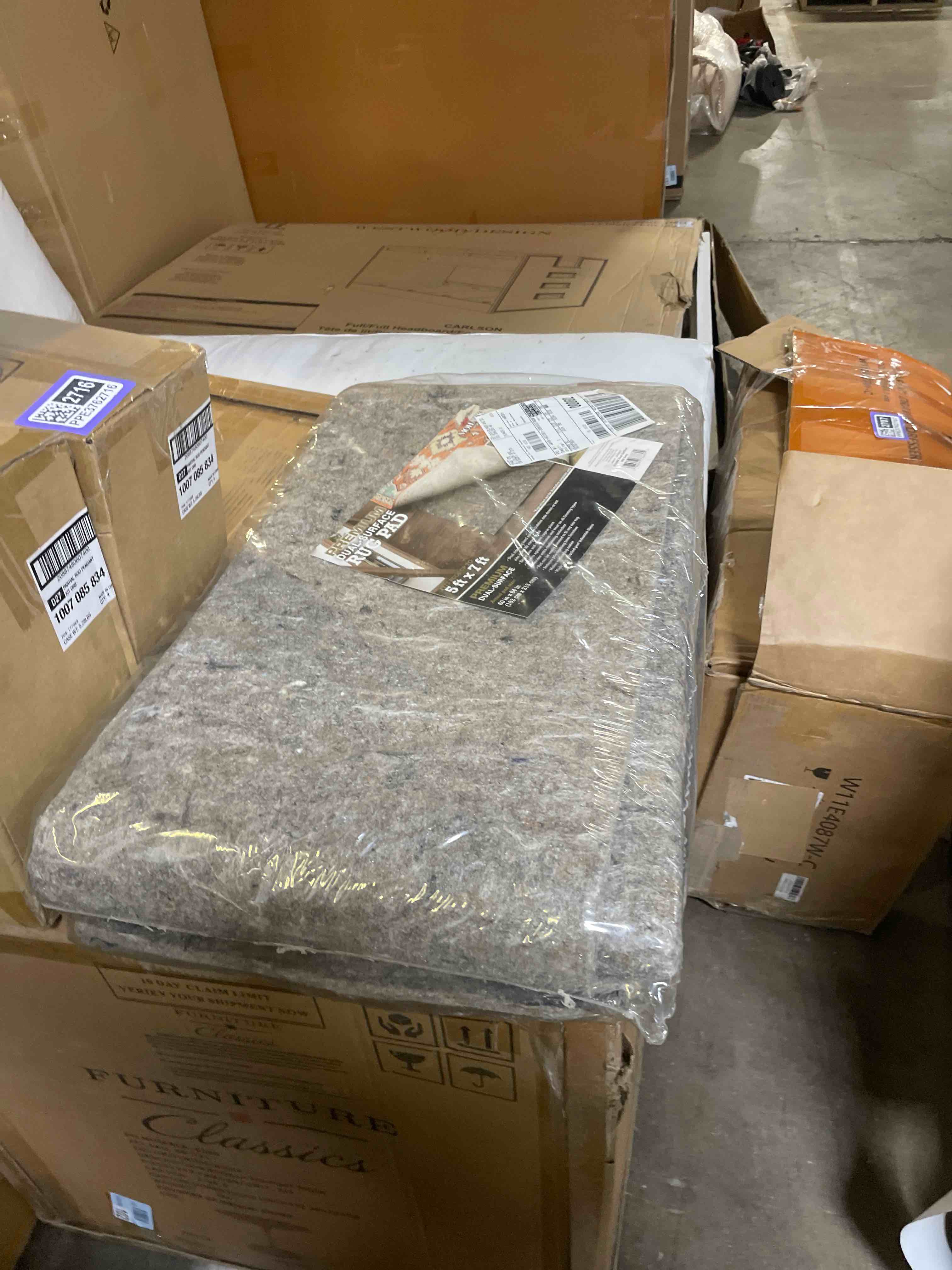 Condition photo showing New/Like New for bagail felt and natural rubber backing rug pads 1/4” thick, 5 x 7 ft non slip carpet gripper keep rugs in place, under area rug protective cushioned pads, carpet runners, hardwood floors protection 5' x 7' (rectangular) 1/4" thick