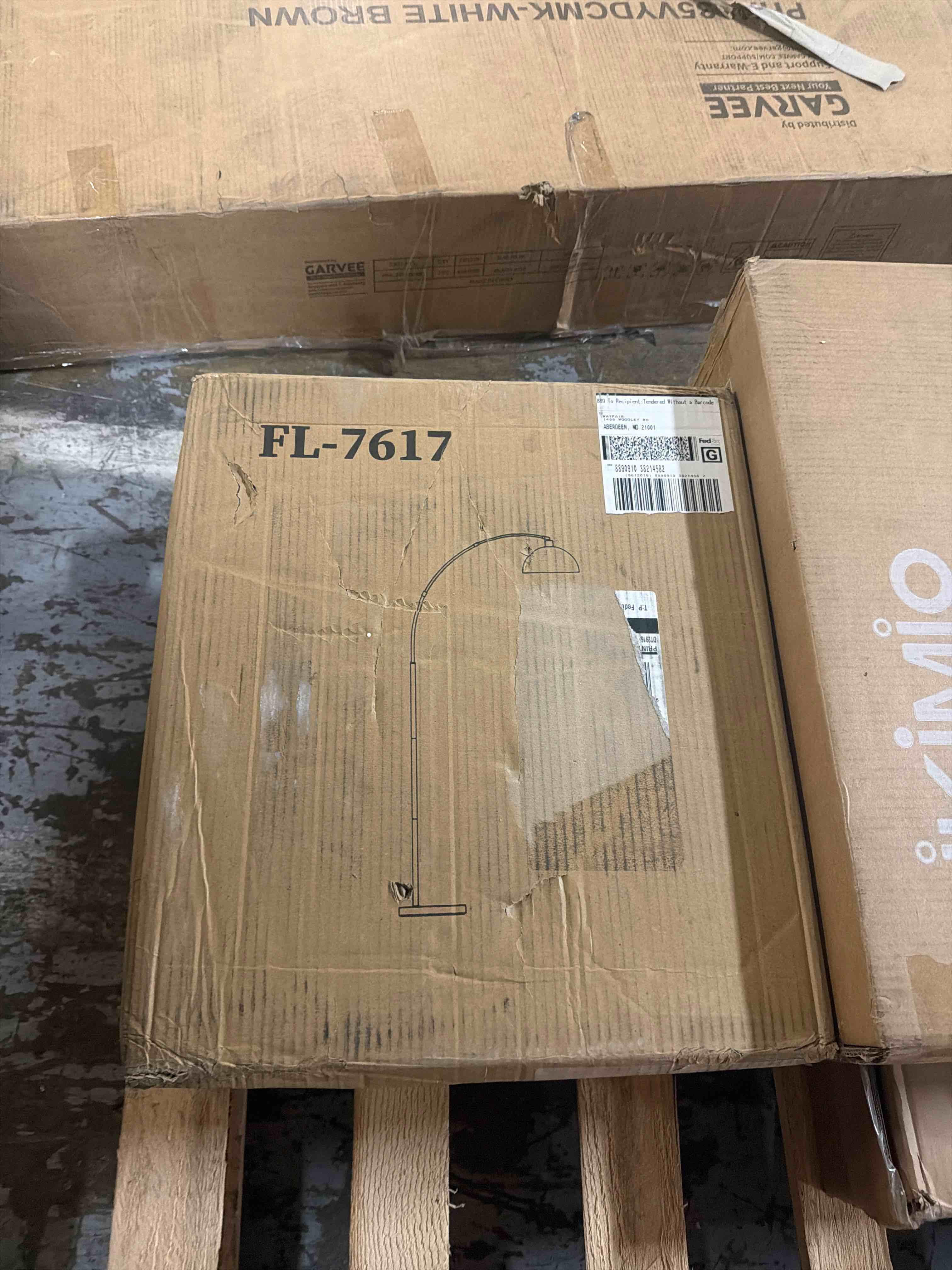 Condition photo showing New/Like New for mingfitow floor lamps for living room,80" arc floor lamp,with dimmer adjustable brightness,modern floor lamp for bedroom,dining rooms,office,corner lamp with chrome bell shaped lampshade
