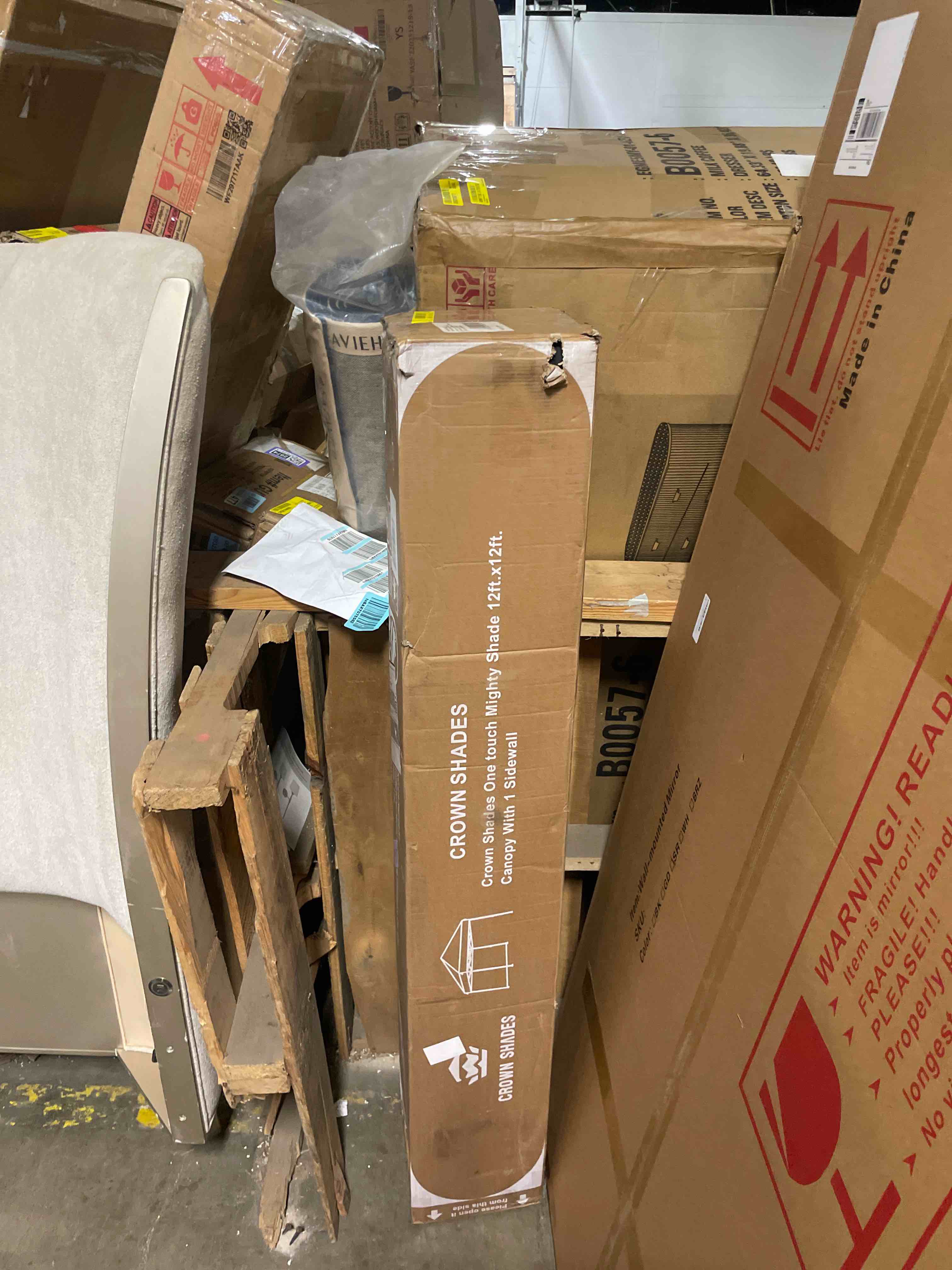 Condition photo showing New/Like New for crown shades 12x12 pop up canopy outside canopy, patented one push tent canopy with wheeled carry bag, bonus 8 stakes and 4 ropes, black