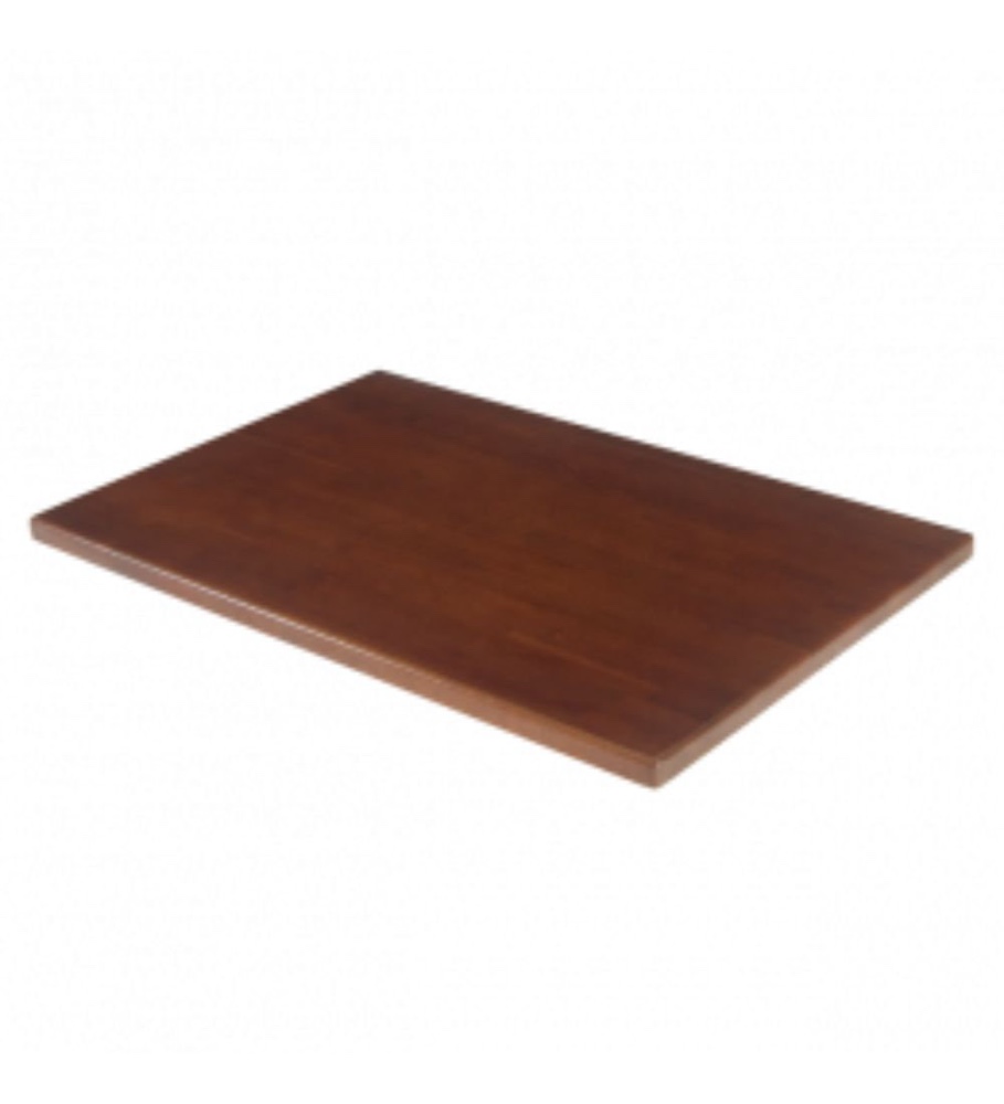 24''x47'' solid oak wood table tops, dark mahogany