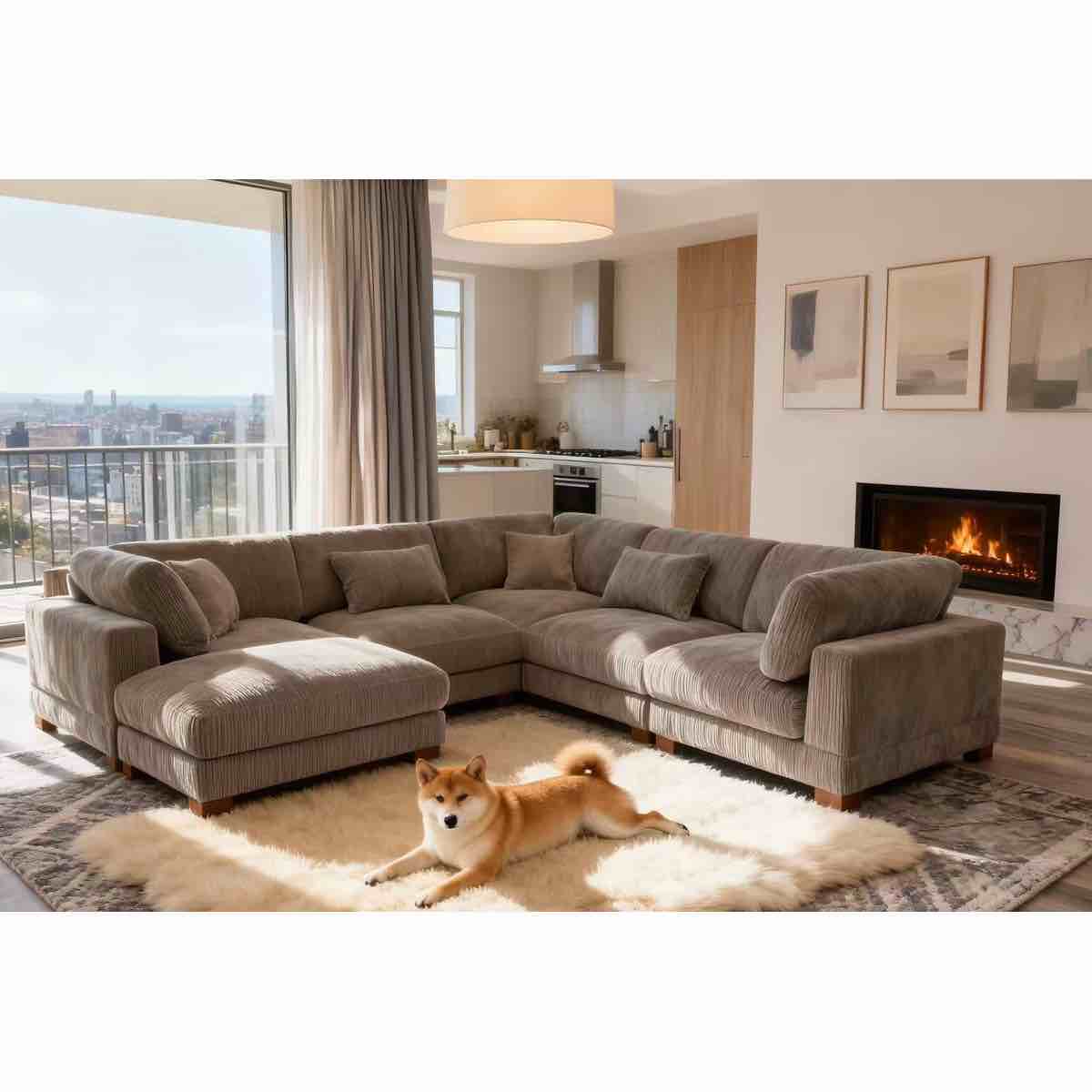 middale modular sectional (ottoman only)
