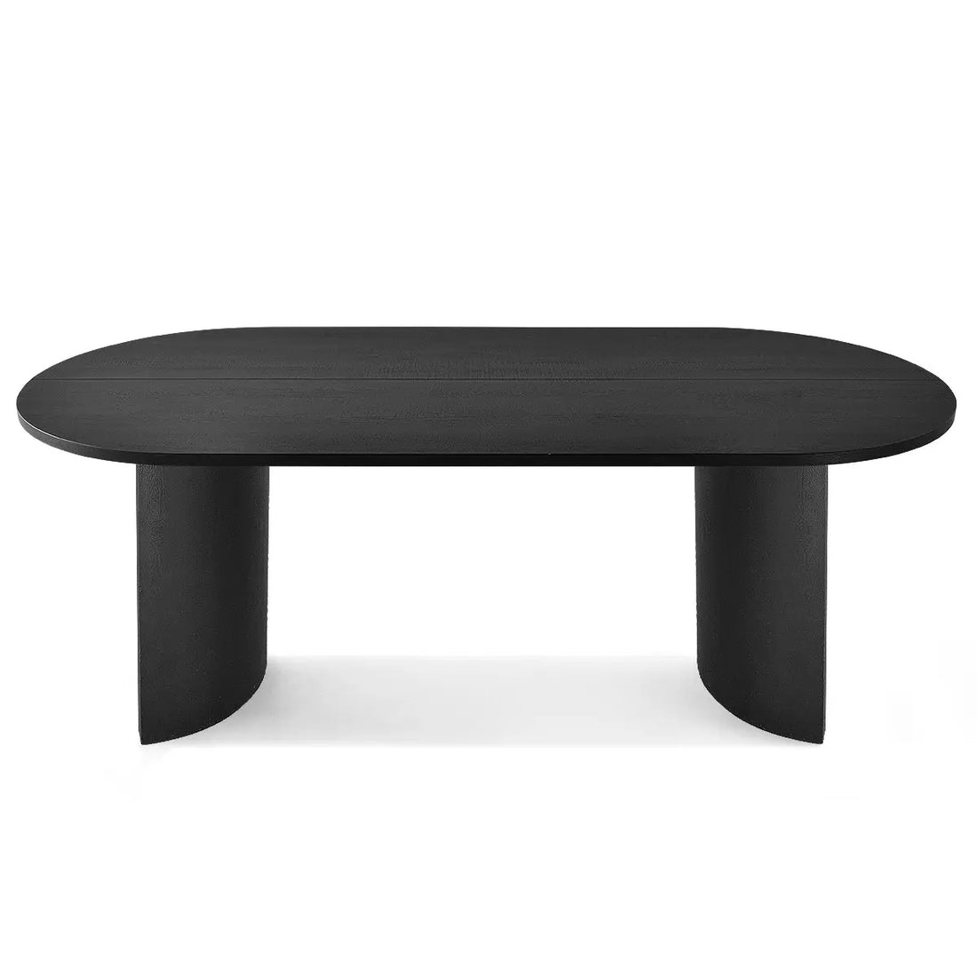 dwen 79" modern large oval dining table legs only