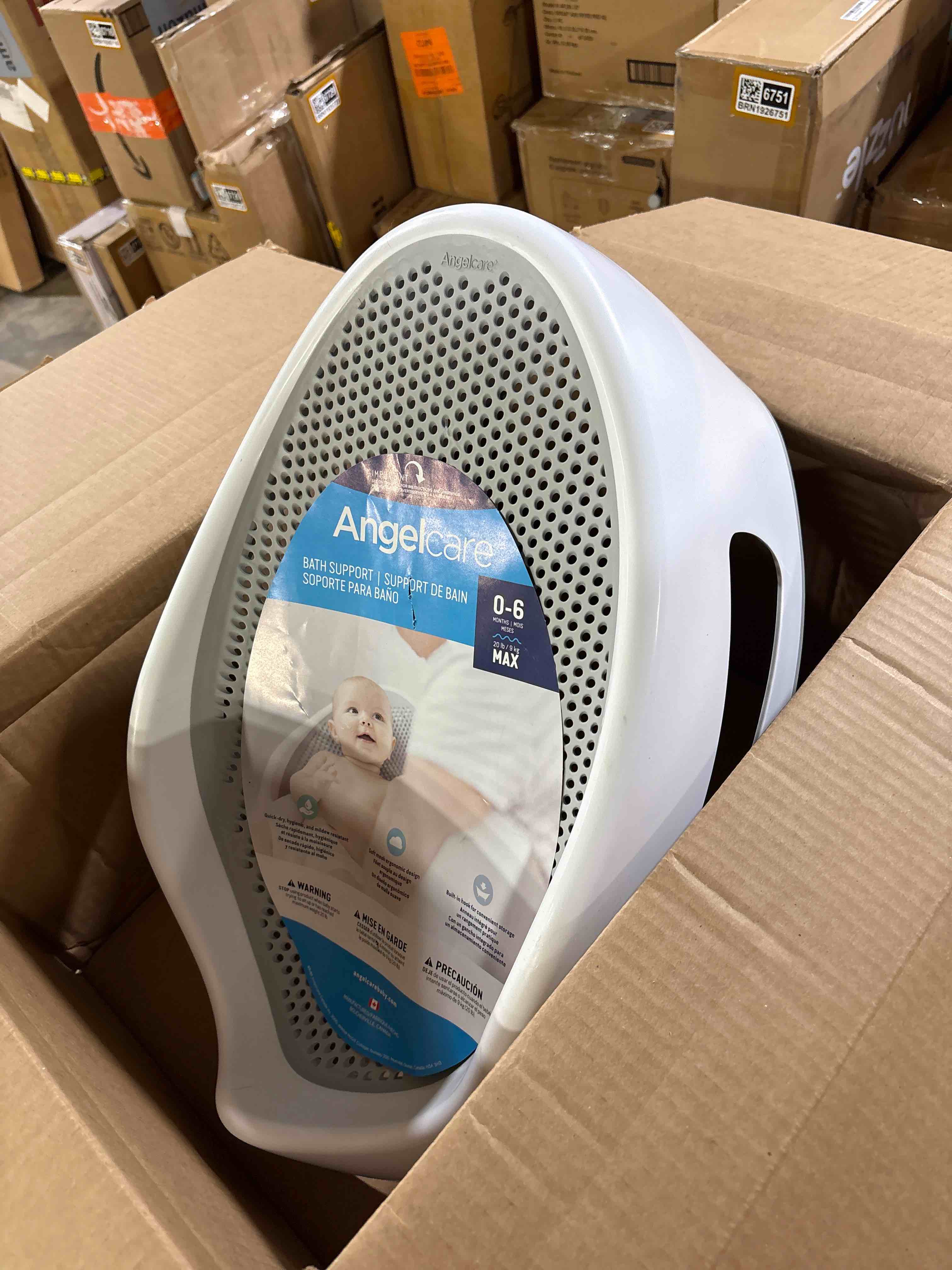 Condition photo showing New/Like New for Angelcare Baby Bath Support (Gray) | Ideal for Babies Less Than 6 Months Old