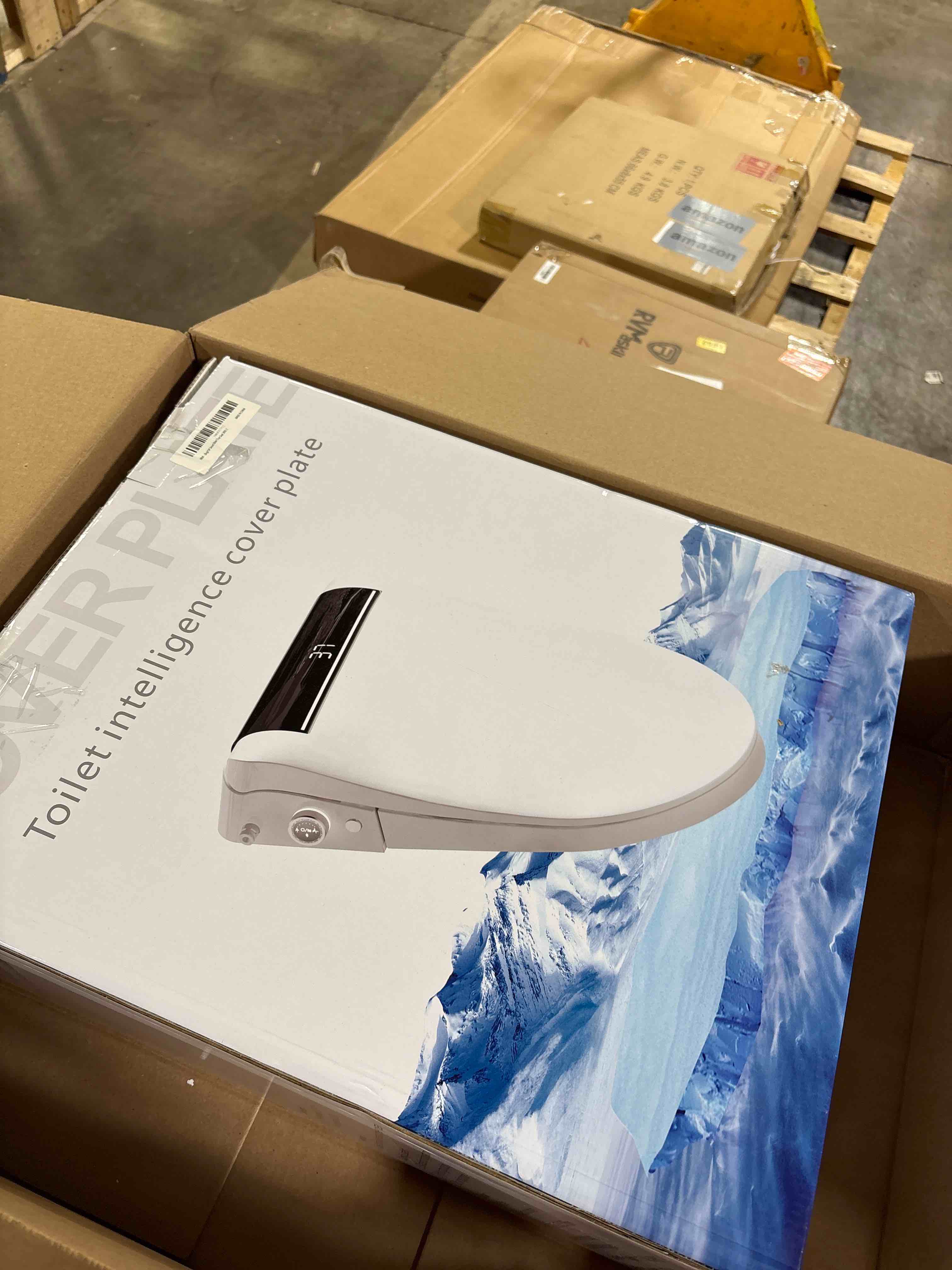 Condition photo showing New/Like New for Bidet Toilet Seat with Auto Open/Close Lid, Voice Control, Heated Seat, Warm Water Wash, Bubble Shield, Air Dryer, Adjustable Water & Dual Lid Colors