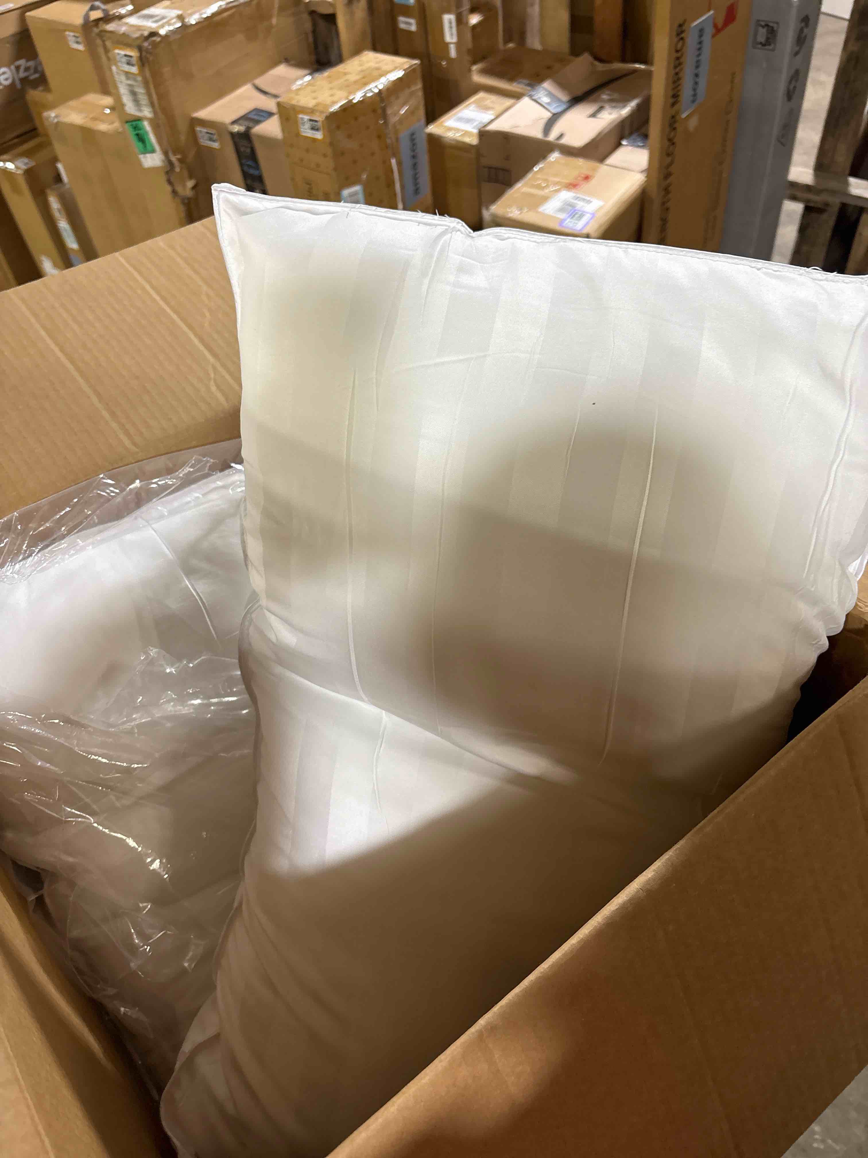 Condition photo showing Good Condition for DIORIS Pillows Queen Size Set of 2 - Luxury Hotel Collection Bed Pillows for Sleeping, Supportive Fluffy Down Alternative Microfiber Filled for Back, Stomach Sleepers, Breathable & Skin-Friendly