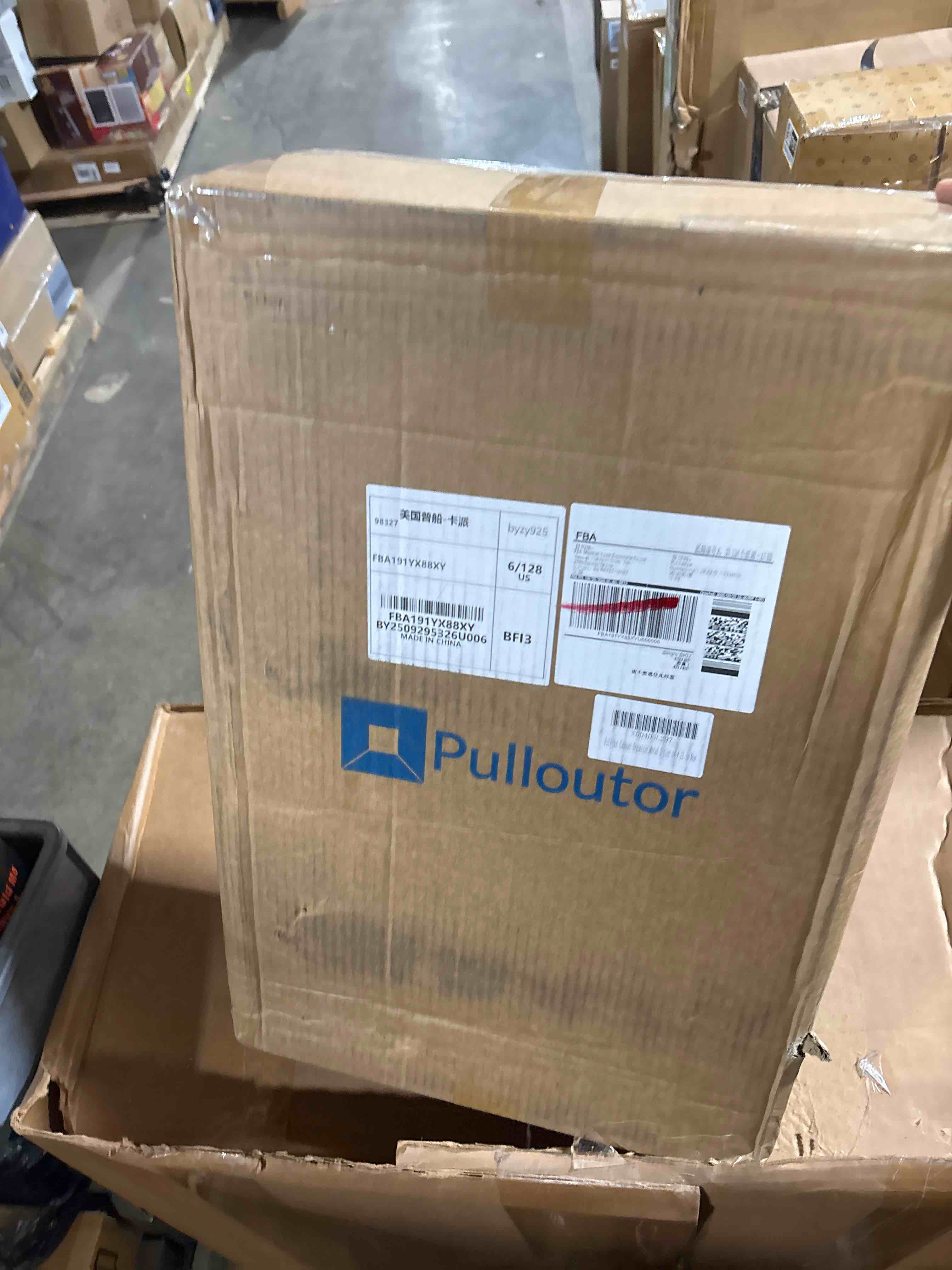 Condition photo showing New/Like New for 2 Tier Pull Out Cabinet Organizer, 14" W x 21" D Heavy-Duty Metal Sliding Drawer Shelf for Kitchen Cabinets, Chrome, Doesn't Include Door Fittings 14*21 IN