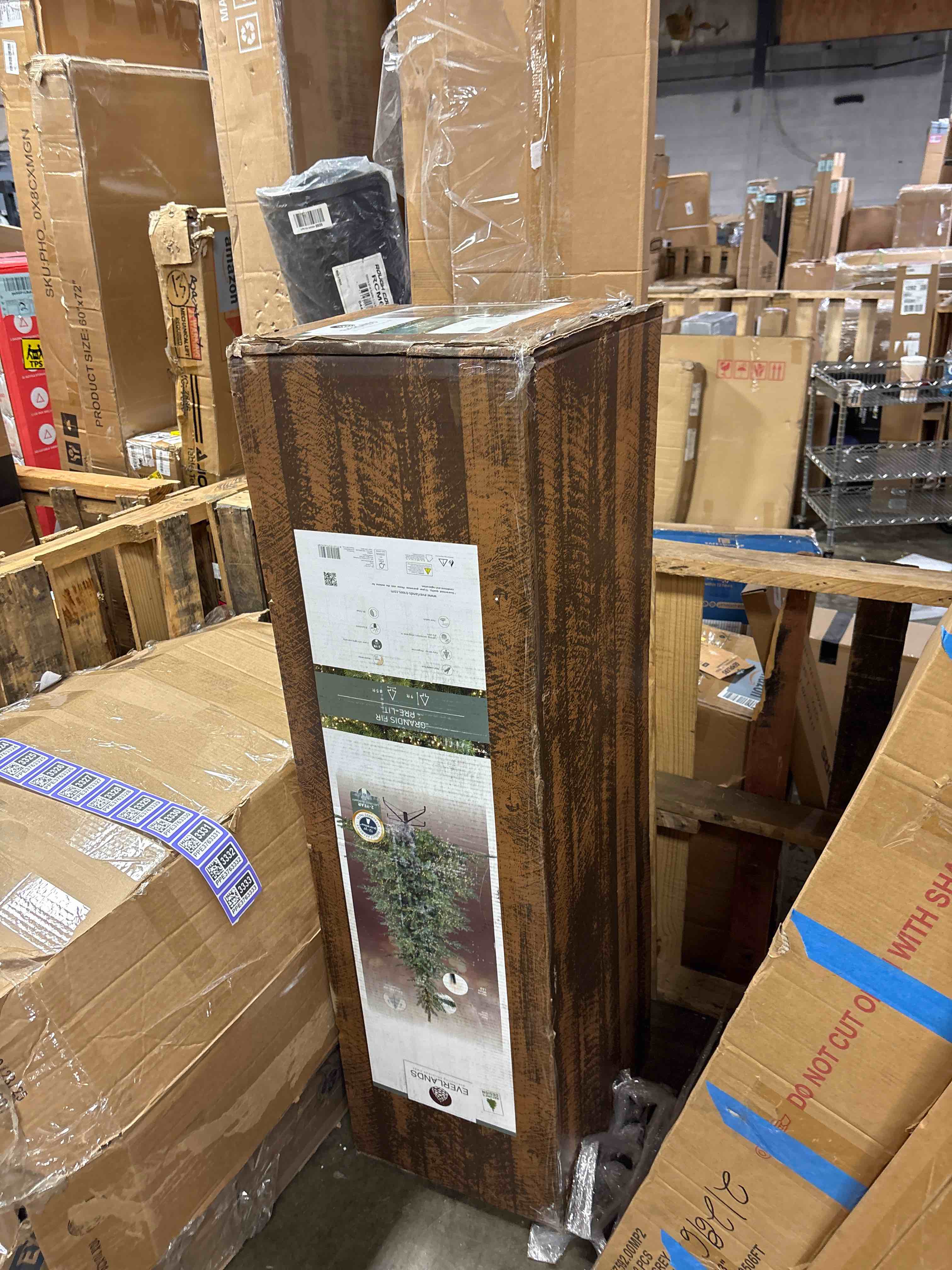 Condition photo showing Good Condition for Adcock Artificial Fiddle Leaf Fig Tree with Realistic Leaves and Natural Trunk, Potted Tree By Primrue