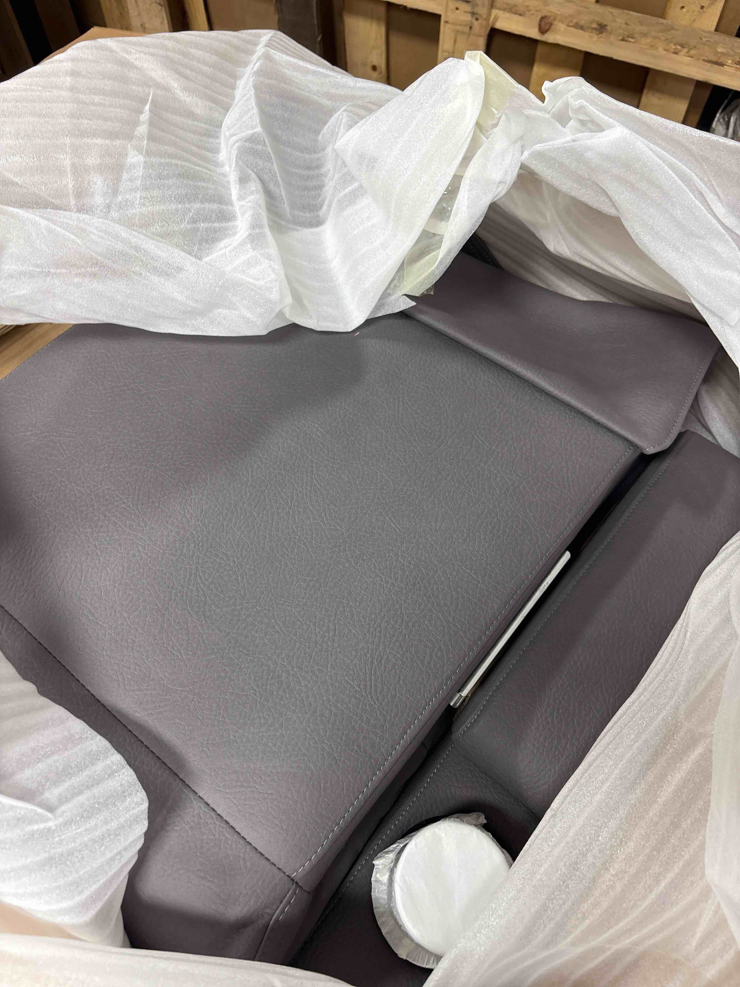 Condition photo showing New/Like New for Fabric Vip Home Theater Seating Seats With Cup Holder, Game Movie Theater Chairs Theater Recliner Chair, Side Pocket, Tray Table, Manual Recline By Ebern Designs