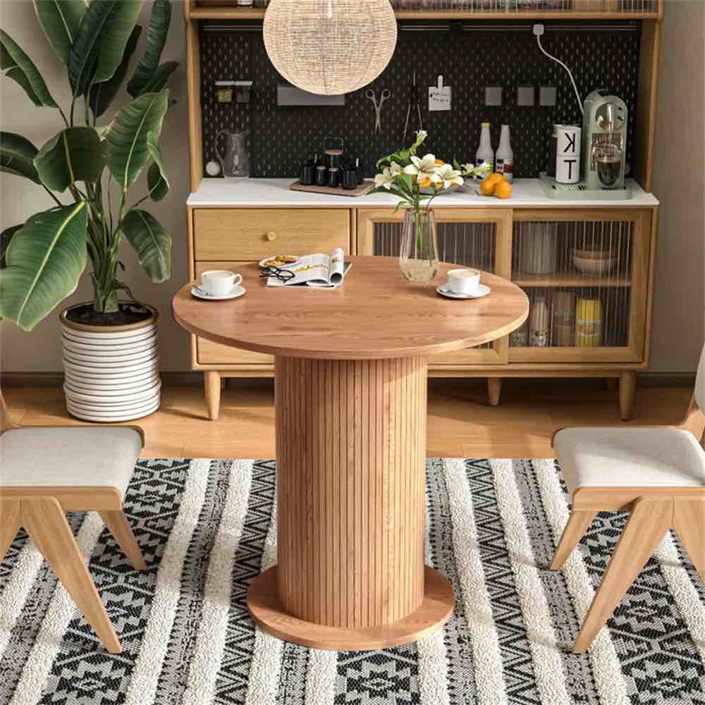 round dining table, farmhouse kitchen table for kitchen living room, top only*