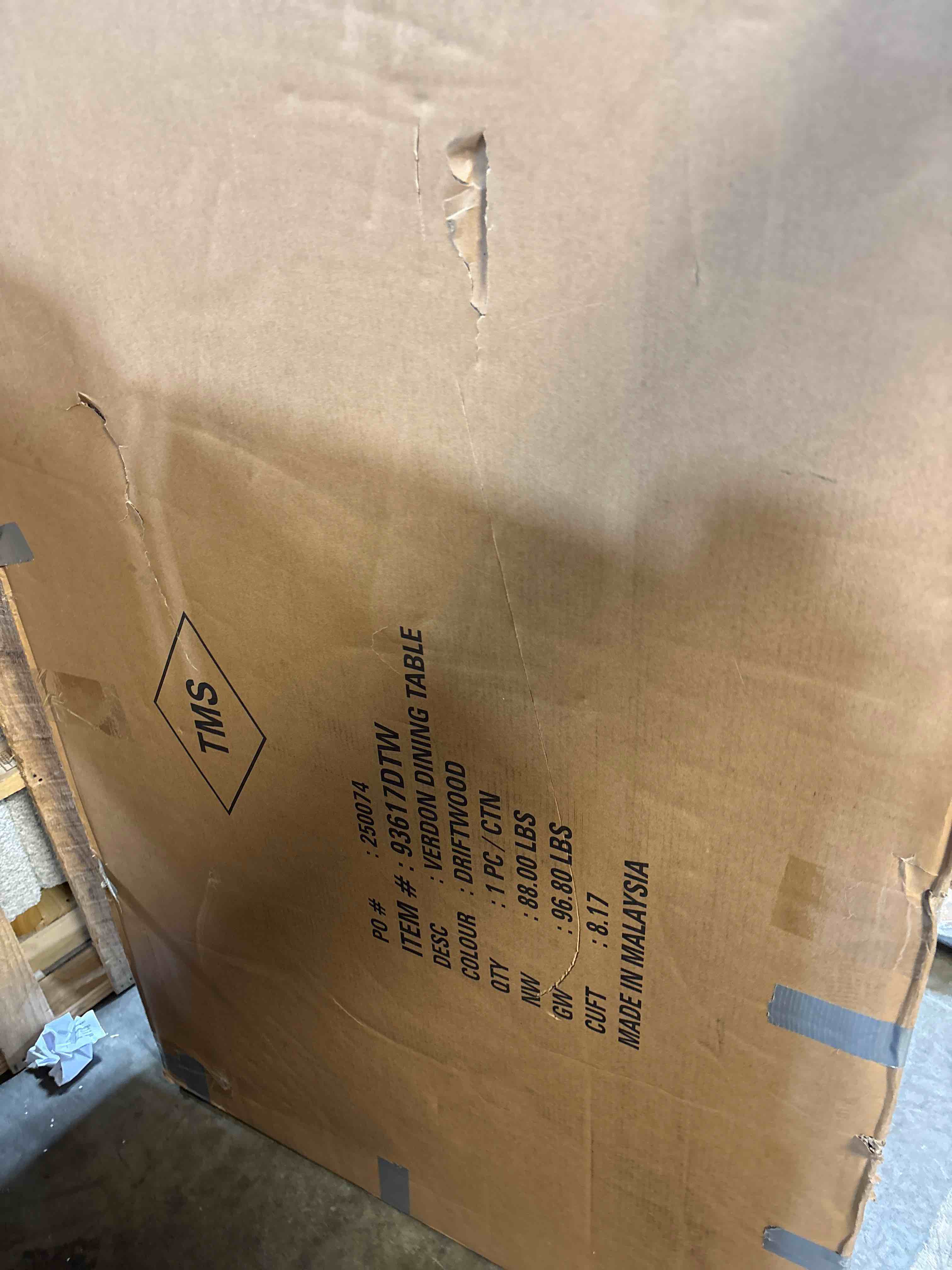 Condition photo showing Good Condition for Dellbrook Solid Wood Base Dining Table