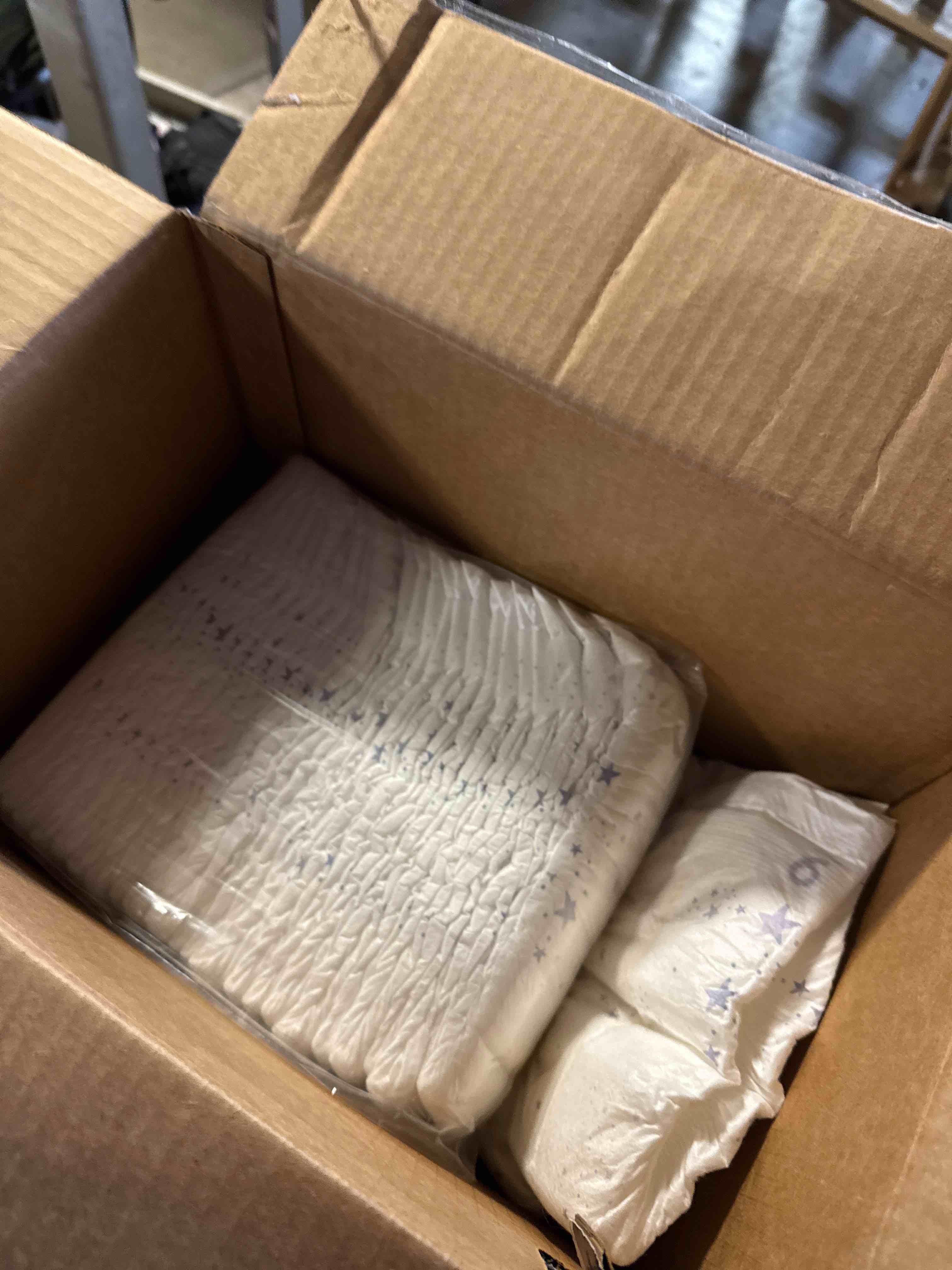 Condition photo showing Good Condition for Huggies Overnites Nighttime Baby Diapers - Size 7 - ( Incomplete Open BOX)